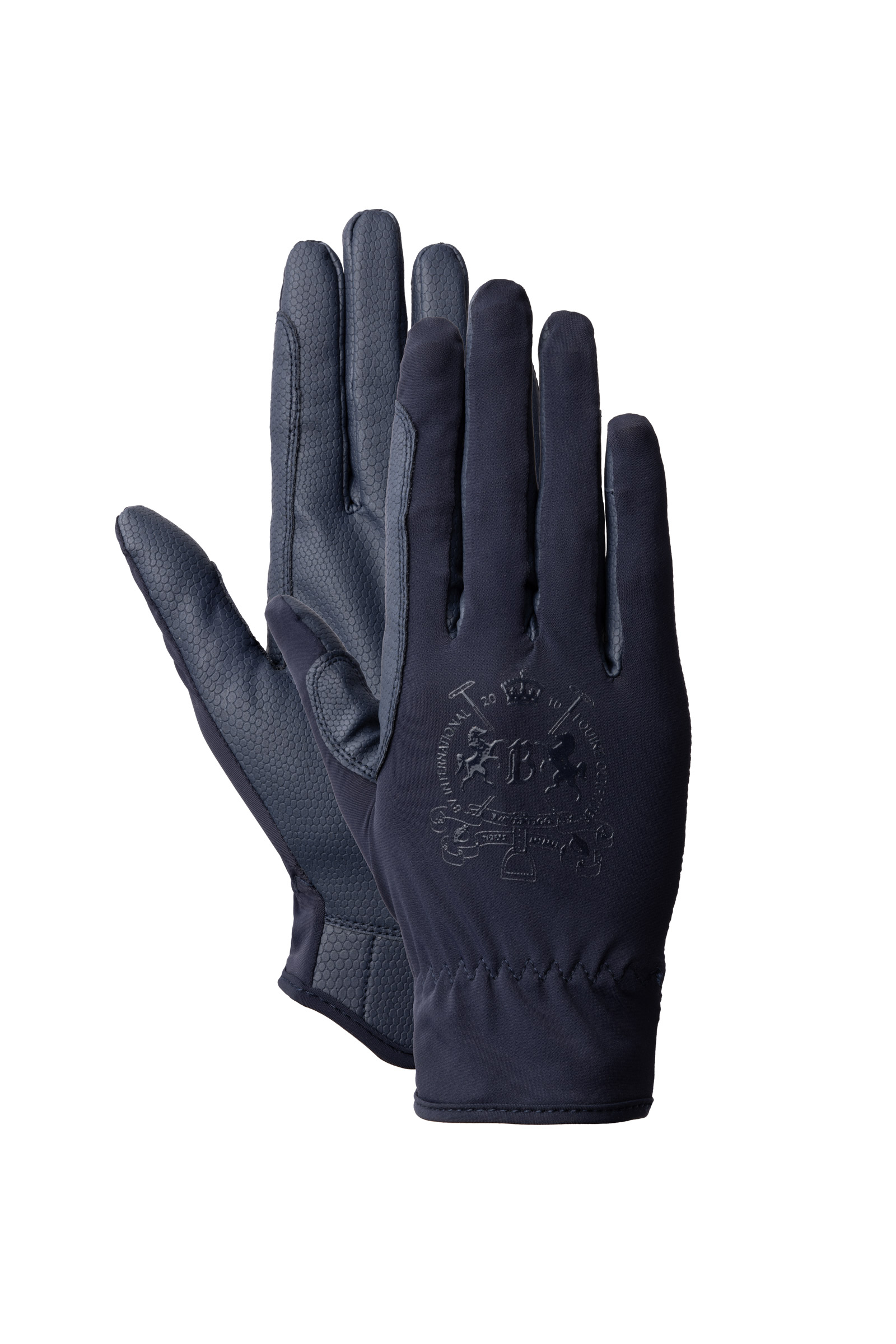 Dark Navy B Vertigo Odina guantes de equitaci&oacute;n, UPF 50+
