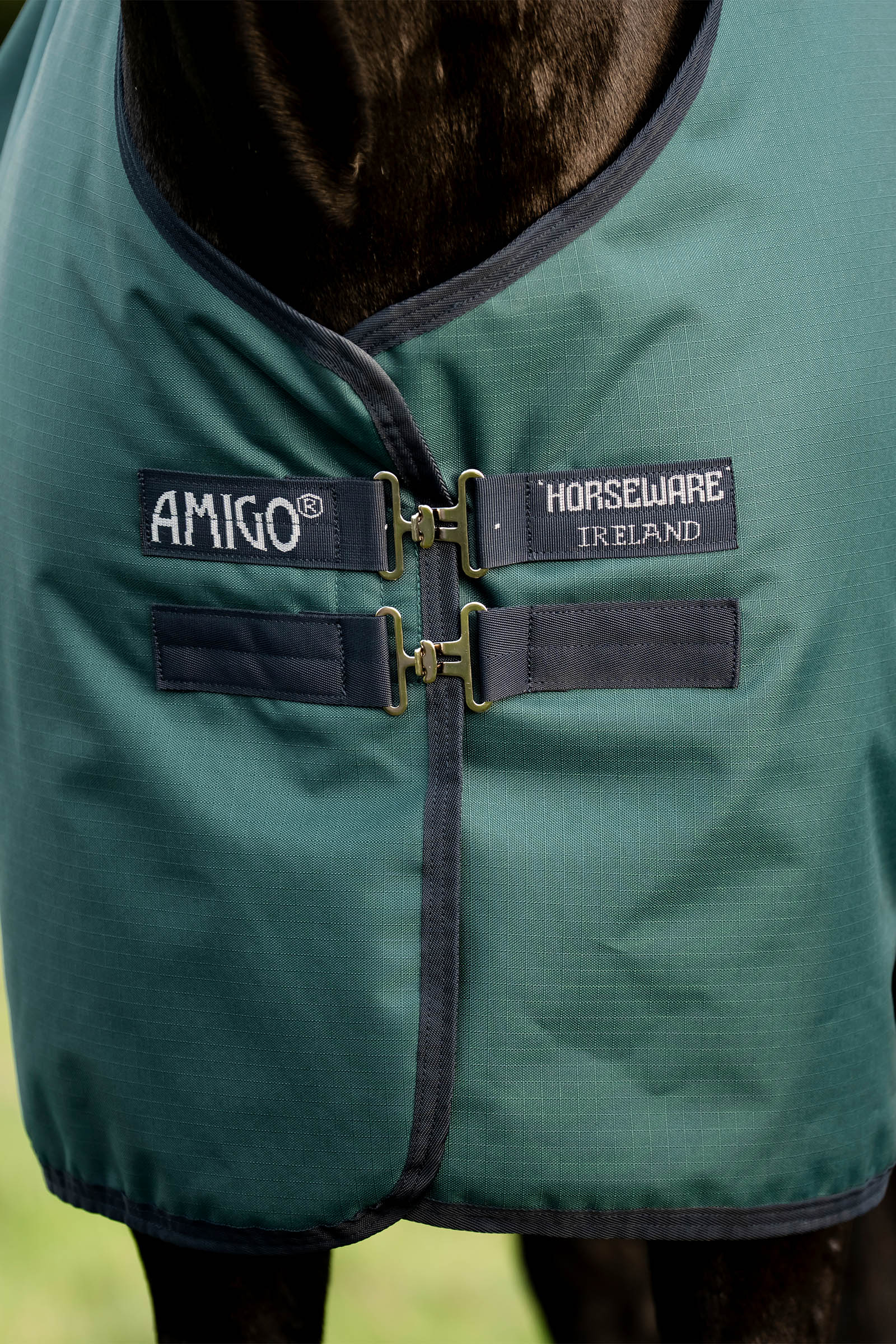 Horseware Amigo Ripstop 900D manta de exterior con forro polar, 50 g