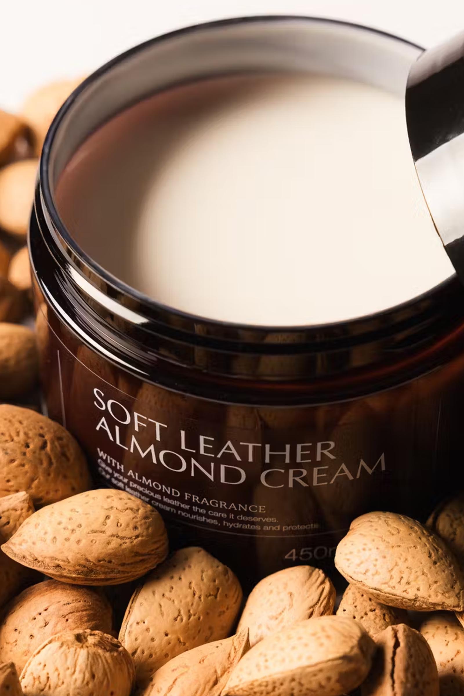 Grooming Deluxe Crema de almendra para cuero suave, 450 ml