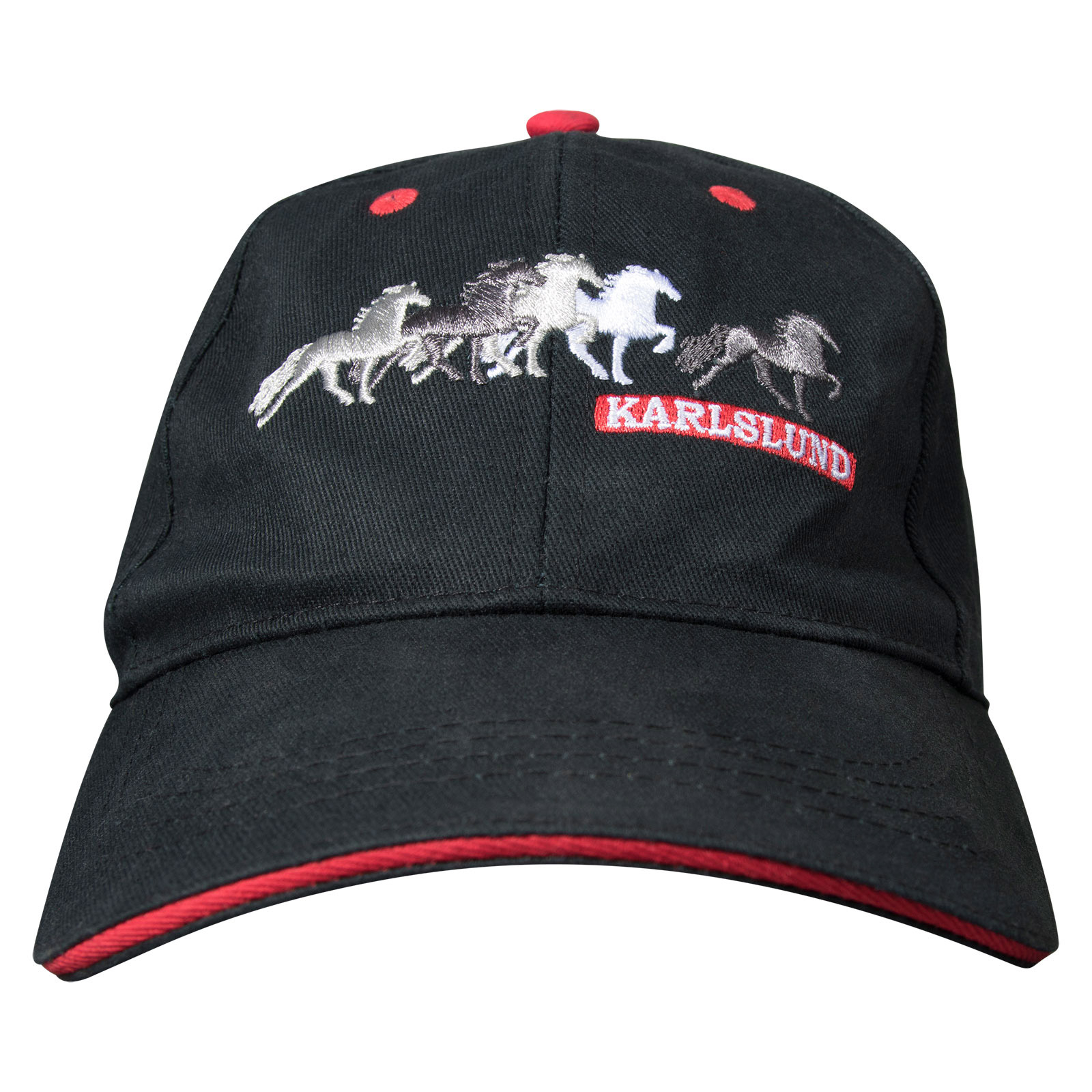 Gorra Karlslund con caballos