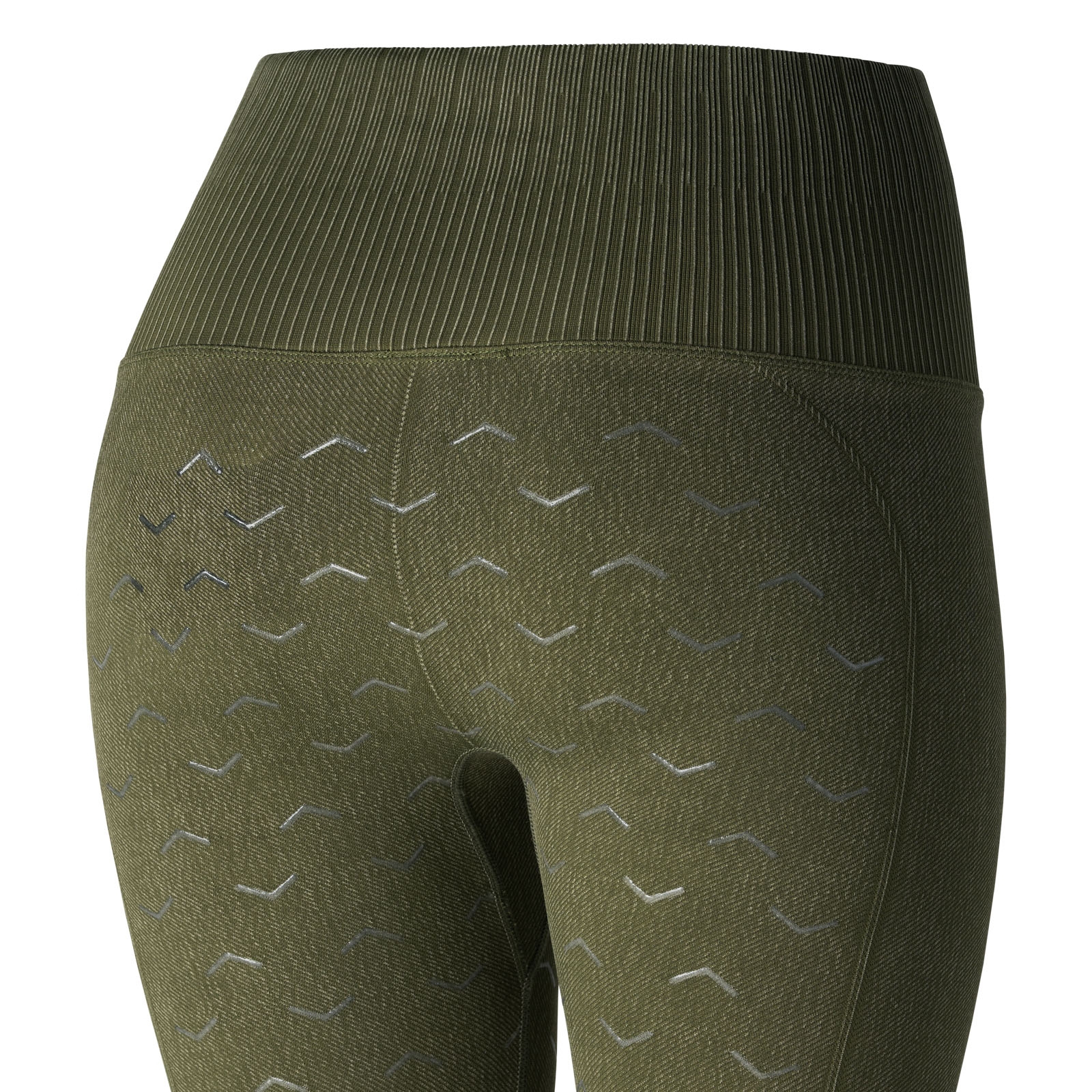 Mallas de Equitaci&oacute;n sin Costuras y Apariencia Vaquera con Asiento Completo de Silicona para Mujer Horze Vanessa