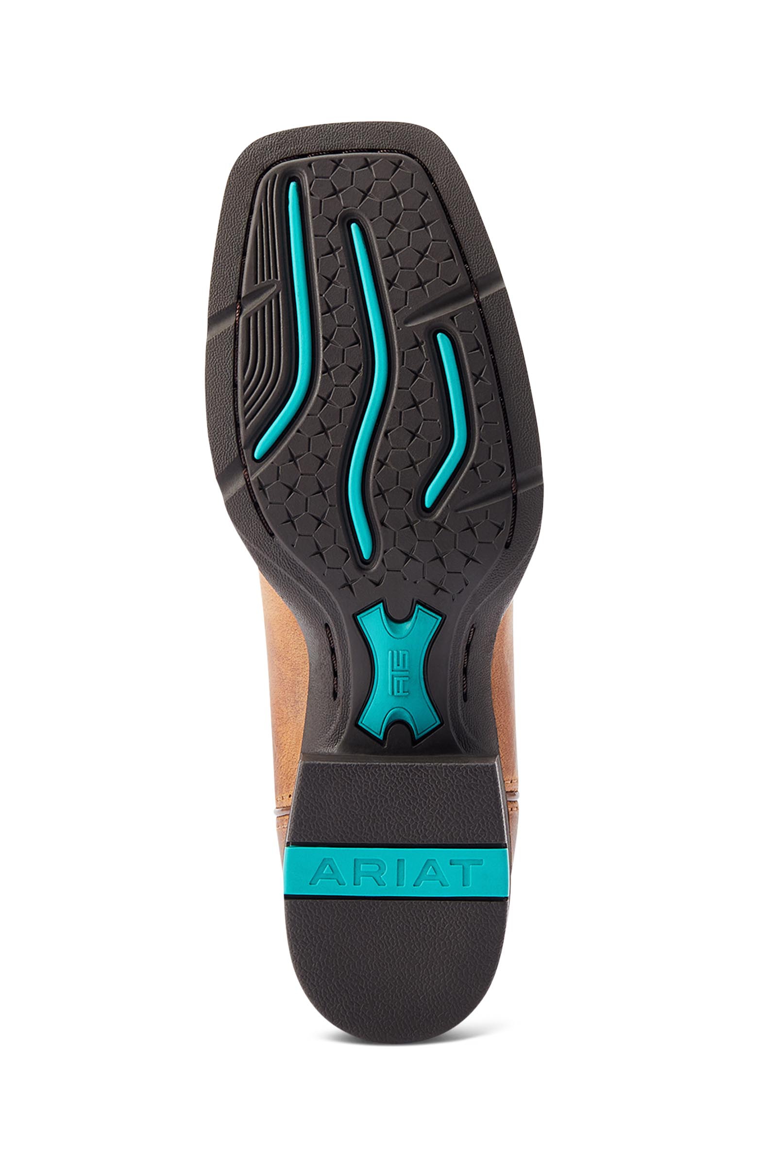 Ariat Round Up Back Zip Botas western para mujer con cremallera trasera