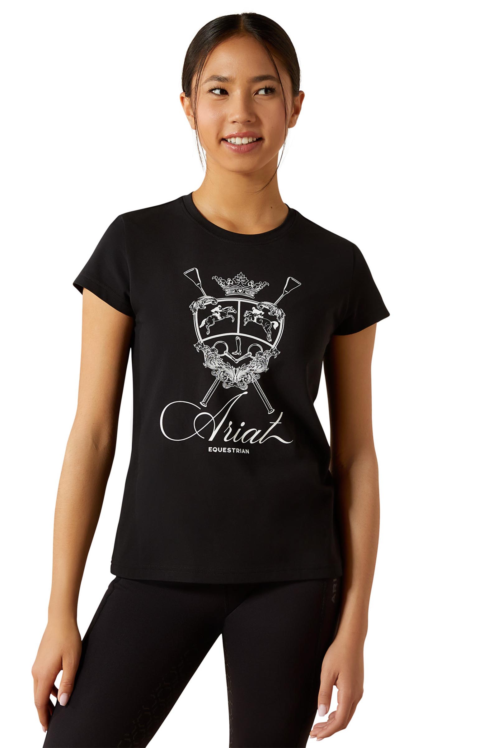 Ariat Ritzy Logo camiseta de manga corta para ni&ntilde;os