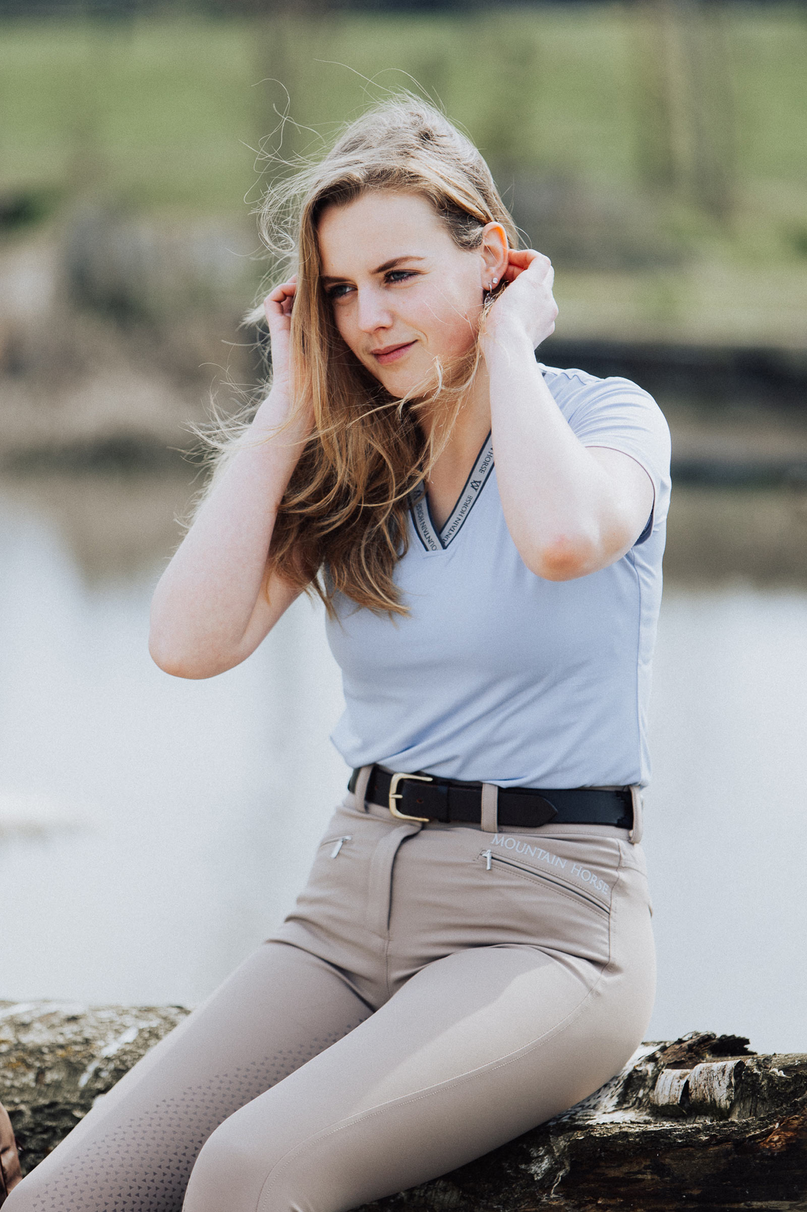 Mountain Horse Diana pantalones de montar para mujer con refuerzo de rodilla