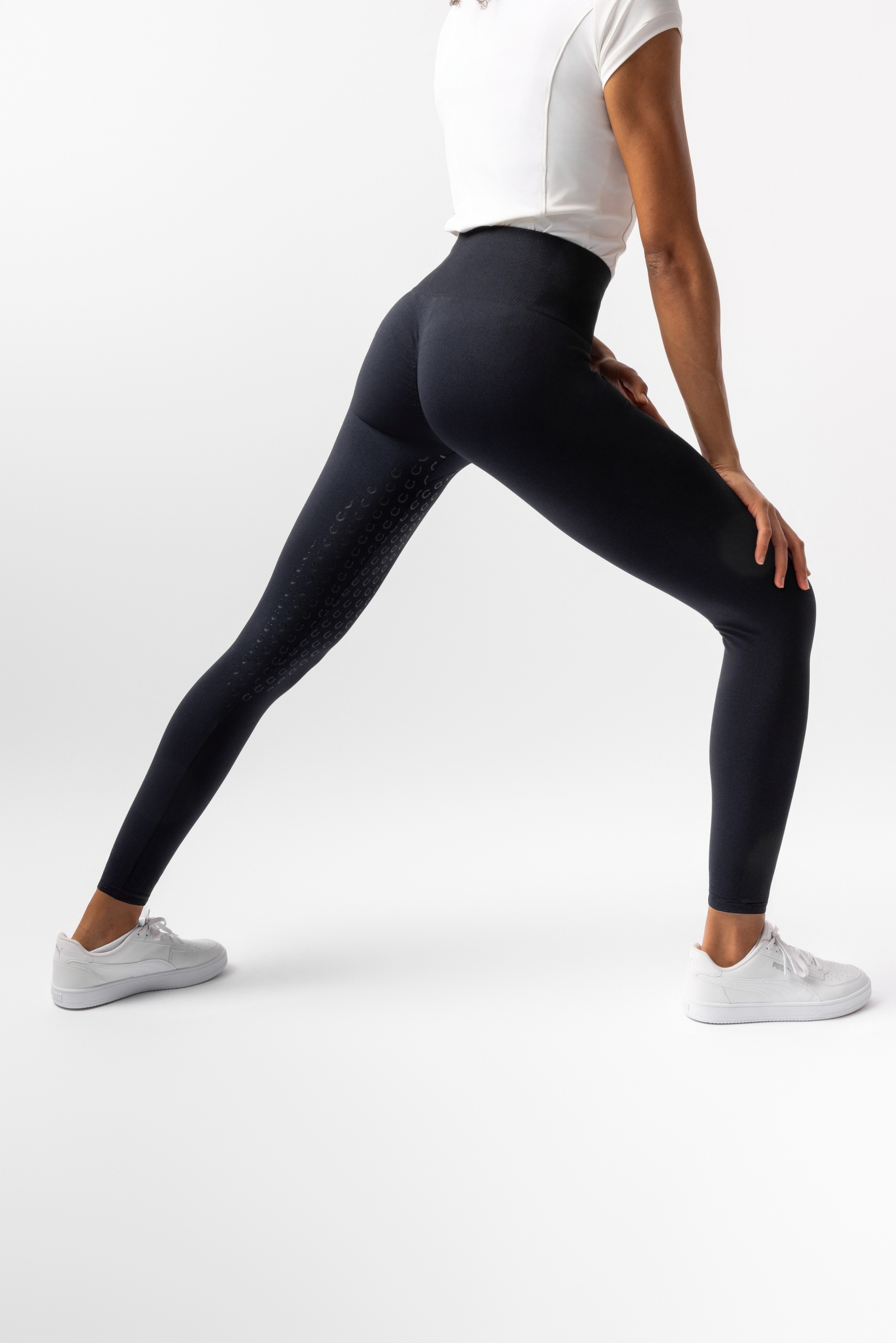 Horze Nessa Mallas Scrunch Fullgrip Sin Costuras