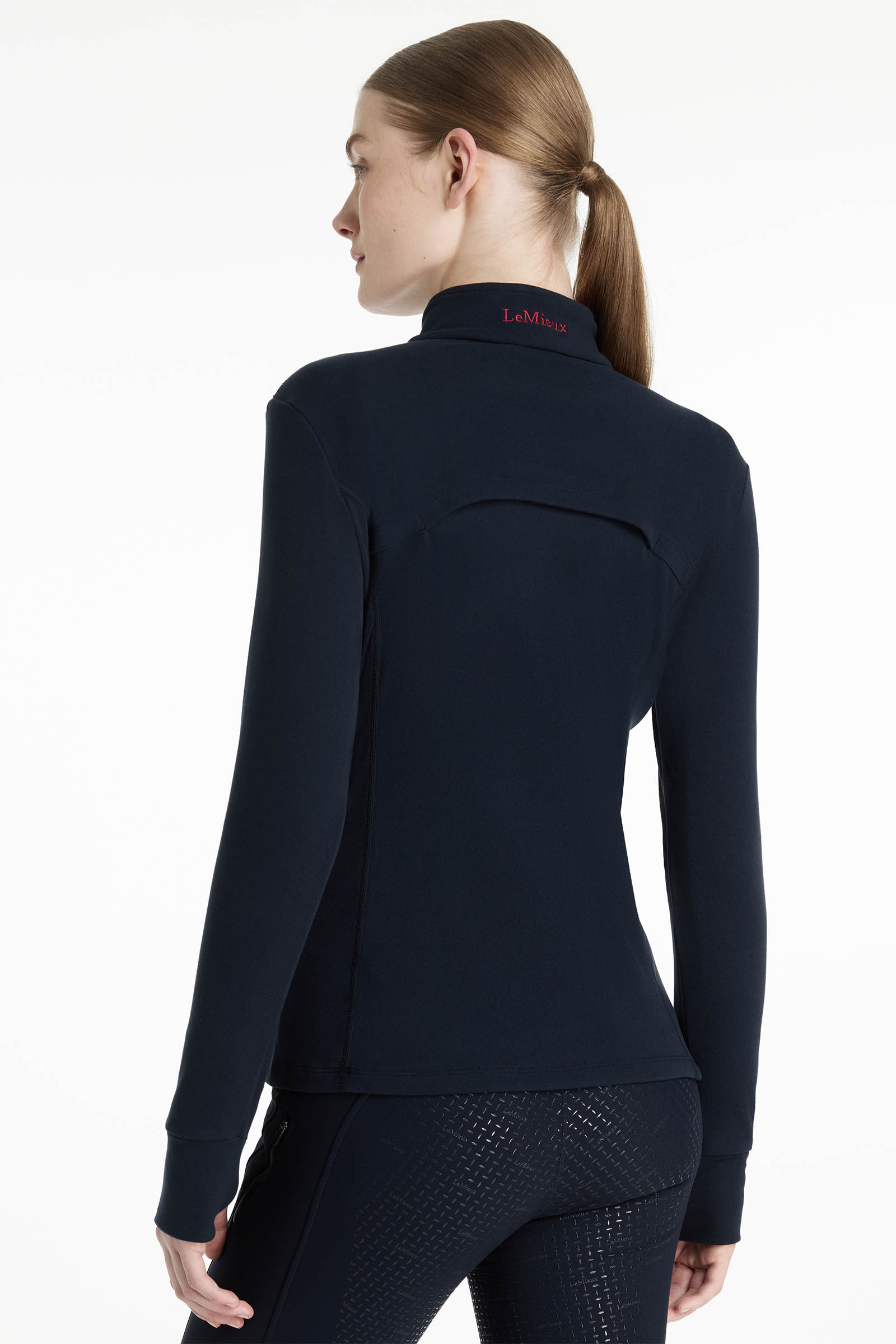 LeMieux Frances forro polar para mujer con cremallera de un cuarto