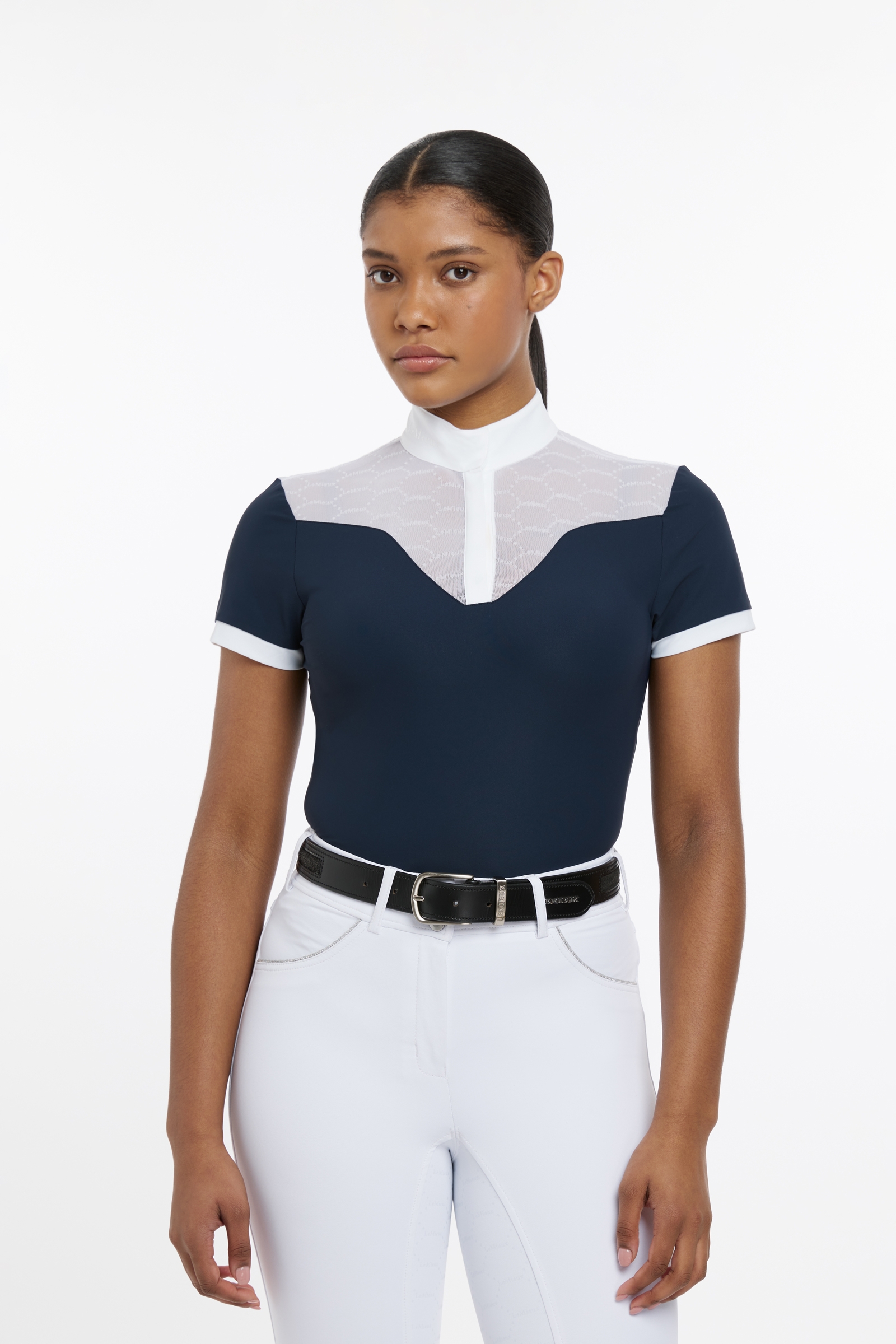 LeMieux Emily camiseta de competición de manga corta para mujer