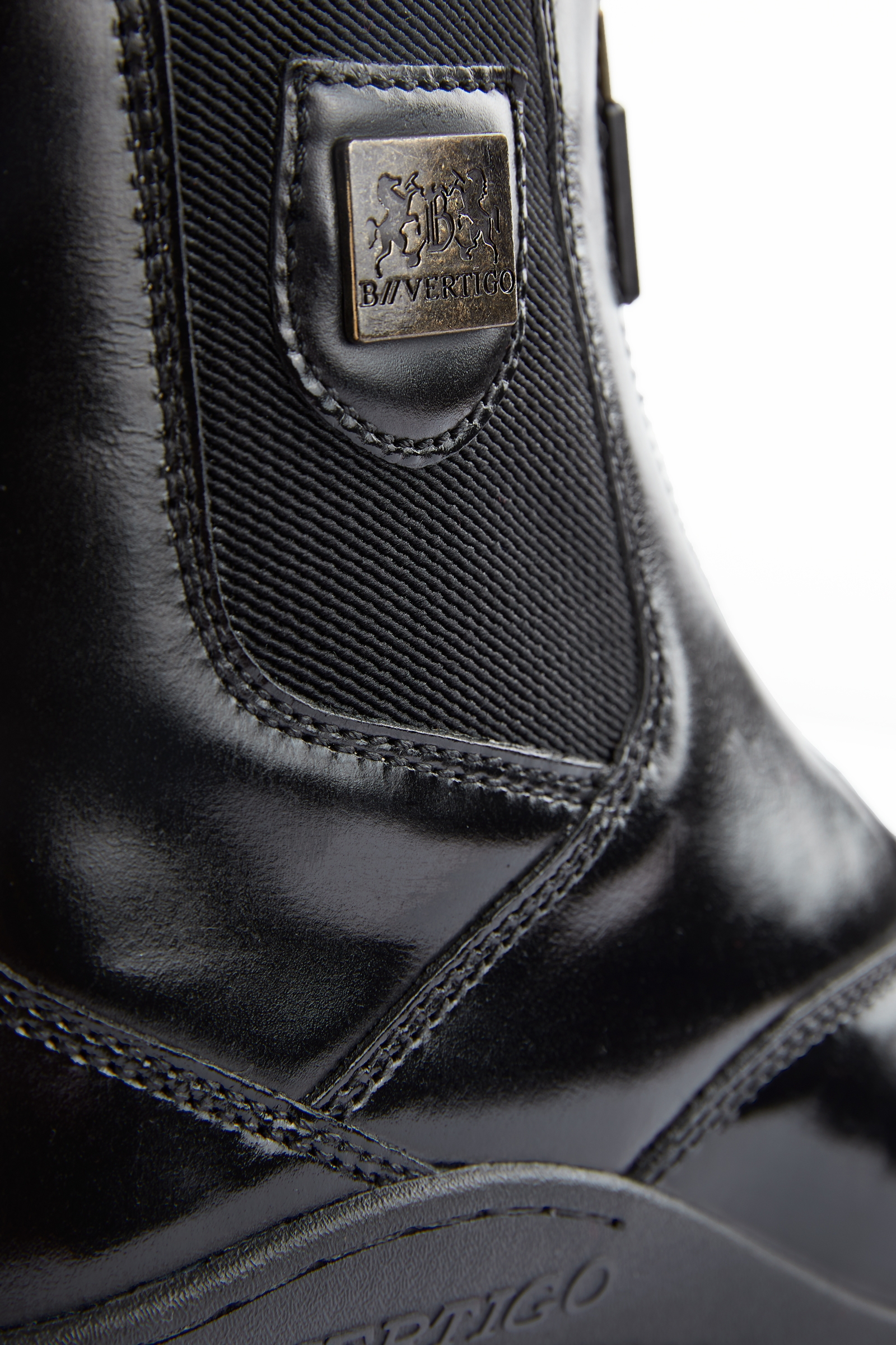 Botines de Cuero con CremalleraDelantera para Mujer B Vertigo Saturn