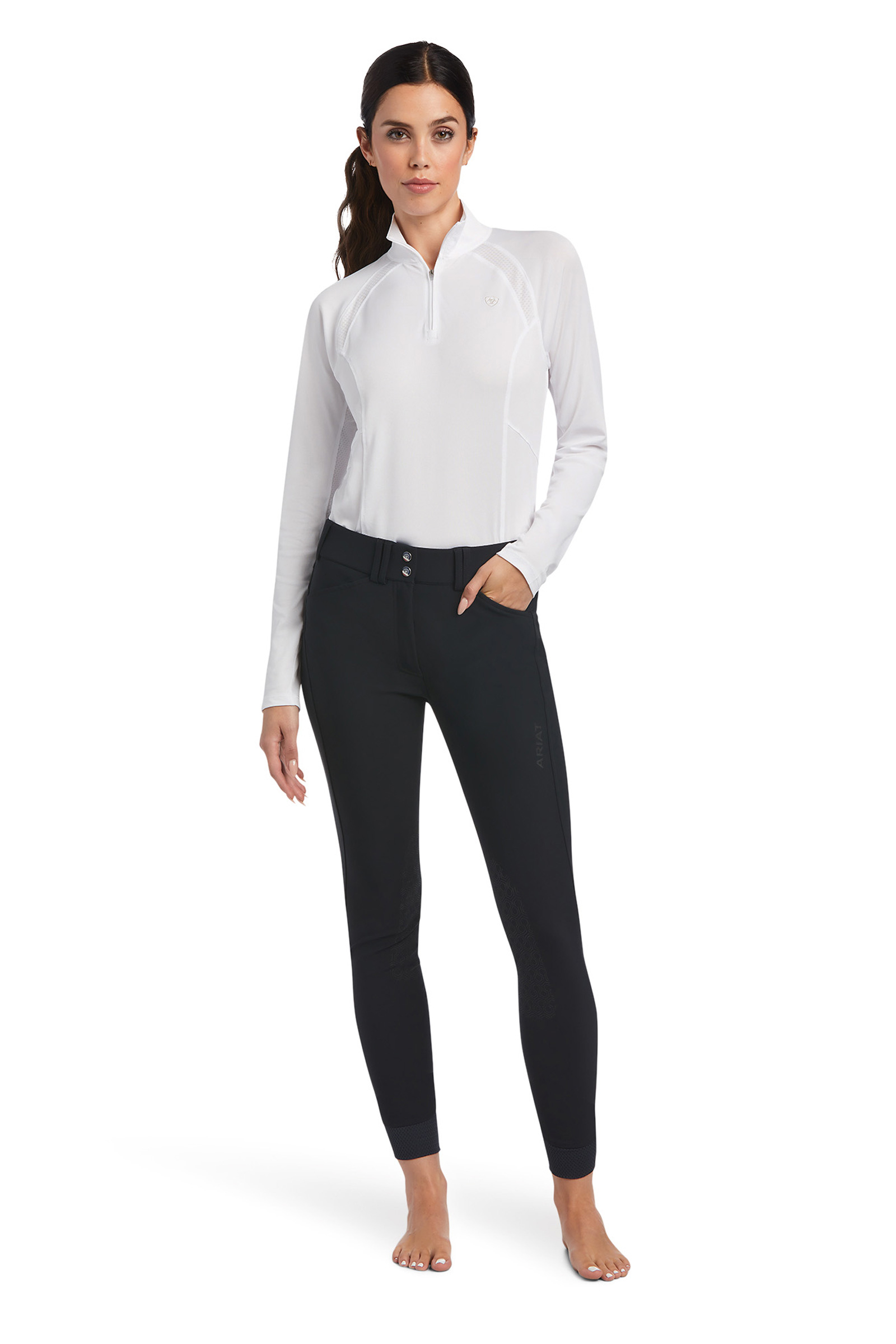 Ariat Tri Factor pantalones de montar con refuerzo de rodilla para mujer