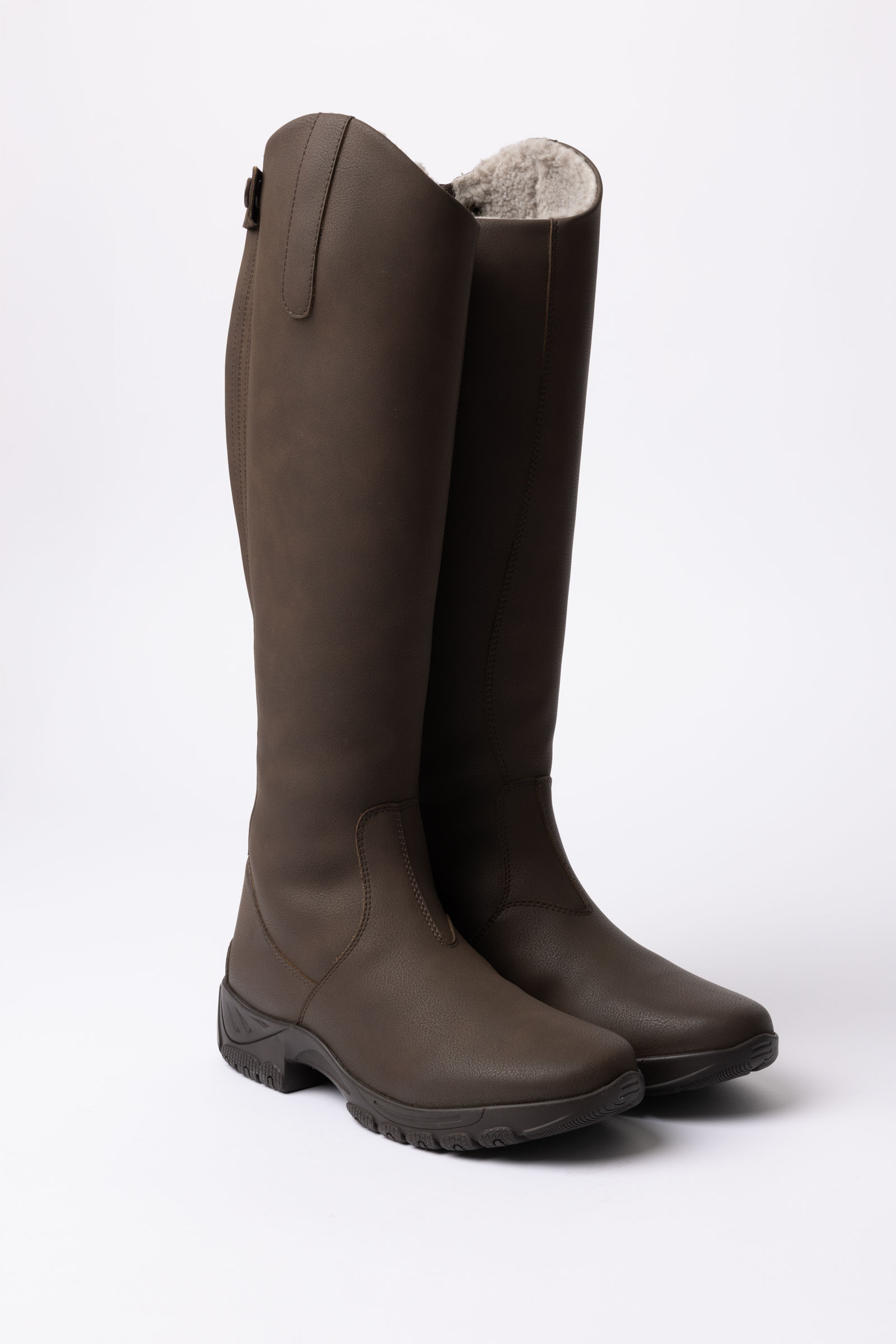 Dark Brown Horze Arctica botas de invierno veganas