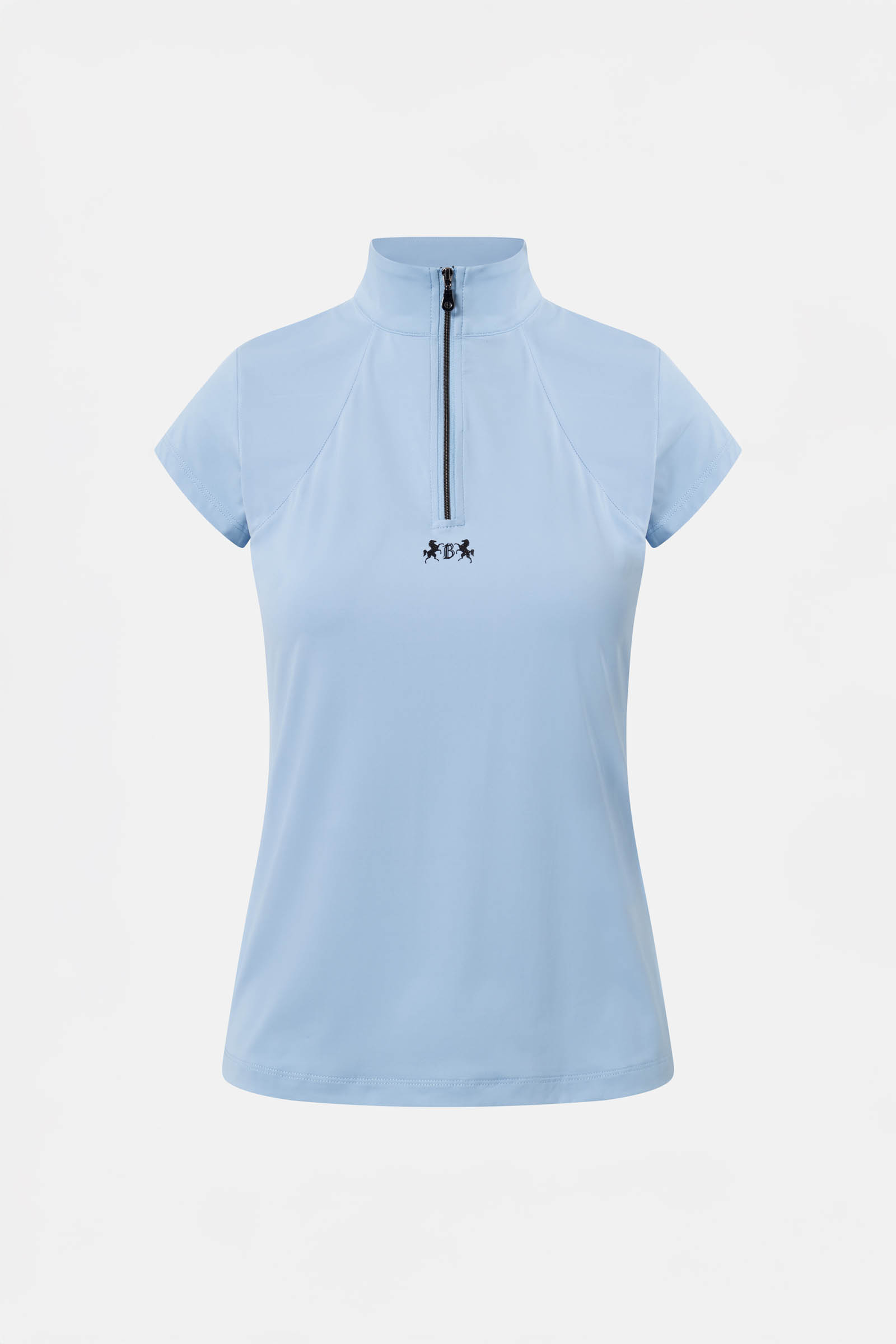 Cerulean B Vertigo Joelle camiseta de entrenamiento para mujer con mangas cortas