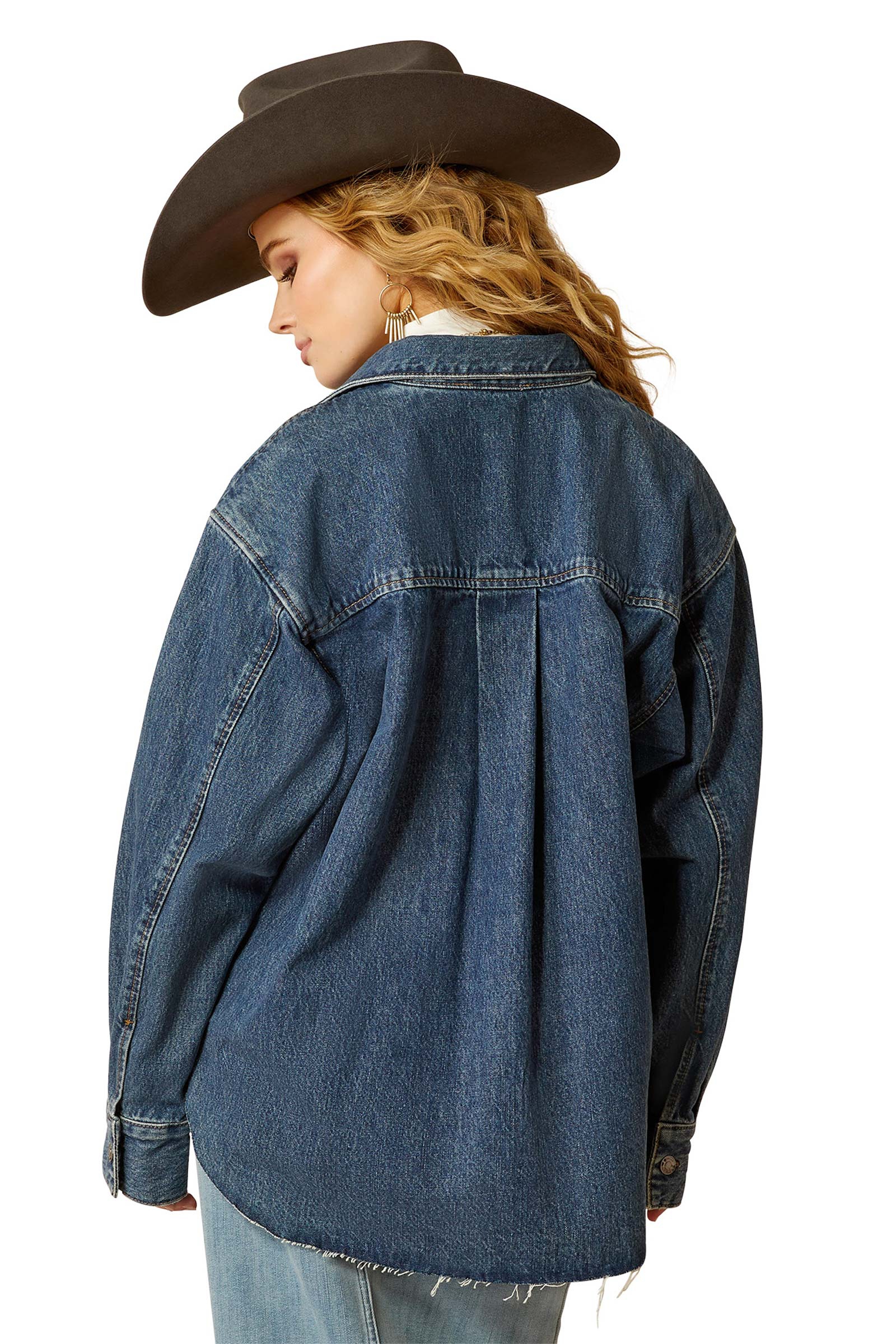 Ariat Denim Camisa Chaqueta