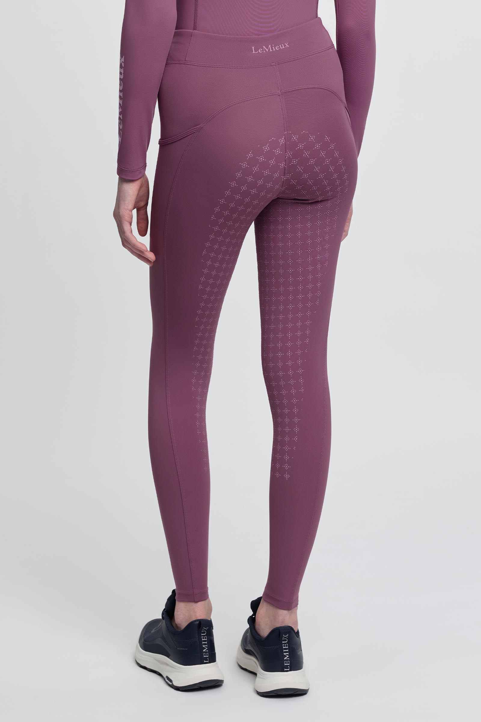 Mallow LeMieux Young Rider Orla leggings de equitaci&oacute;n pull on para ni&ntilde;os
