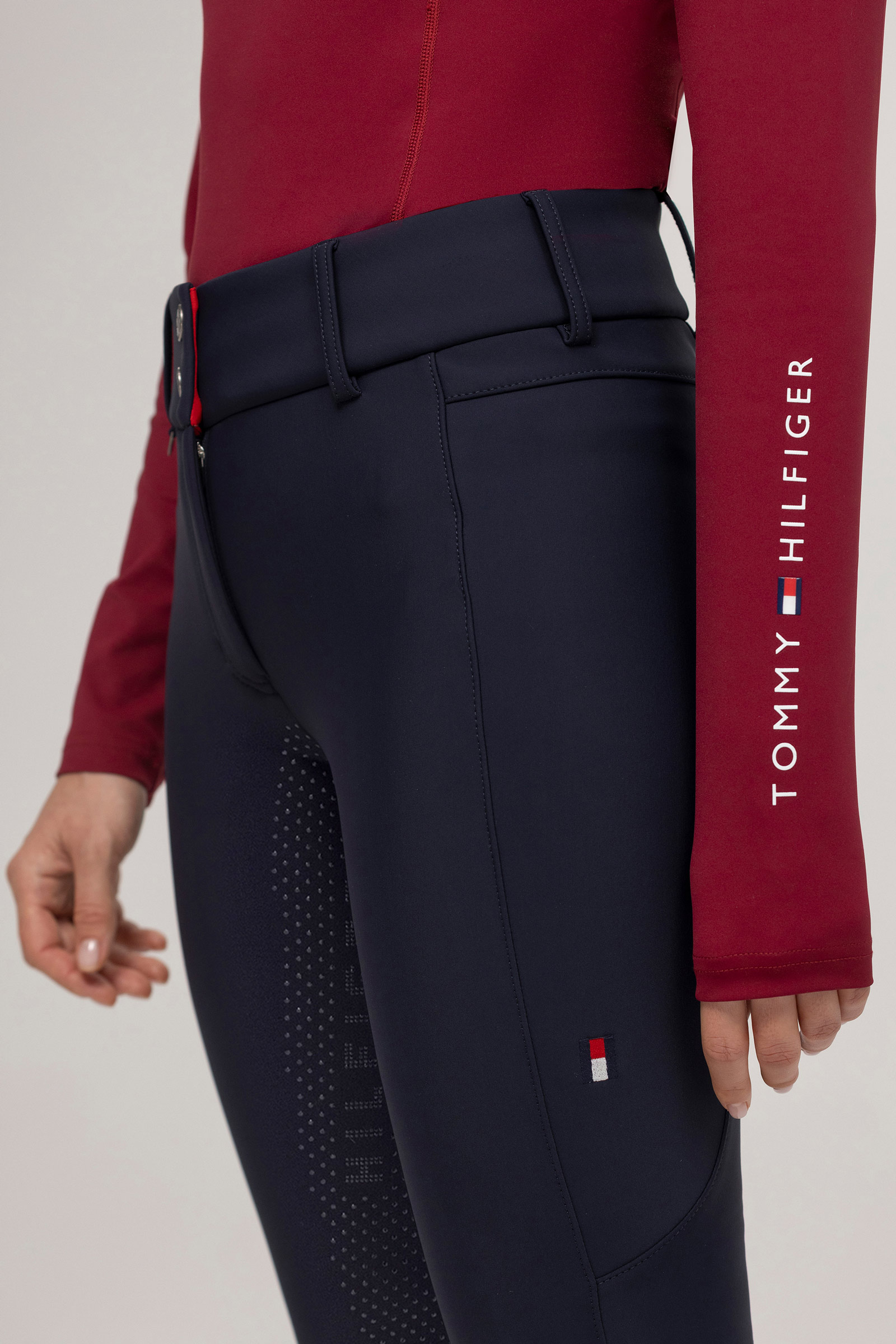Tommy Hilfiger Equestrian Minnesota Pantalones De Montar Softshell Para Mujer Con Asiento Completo