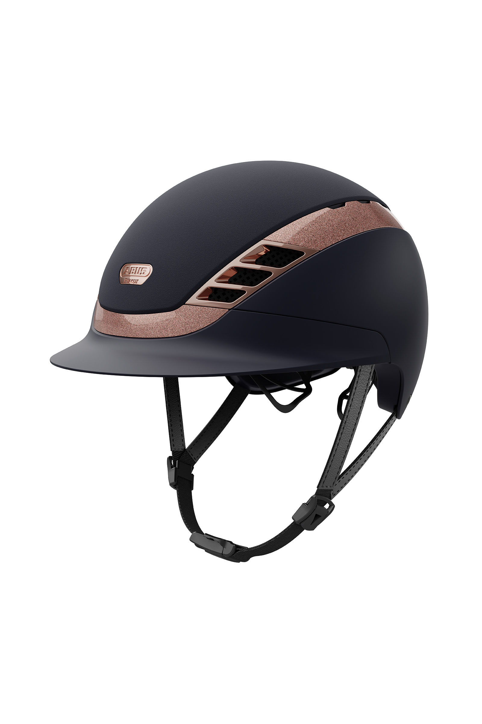 Navy/Rosegold Abus Pikeur AirLuxe Supreme Casco de Equitaci&oacute;n