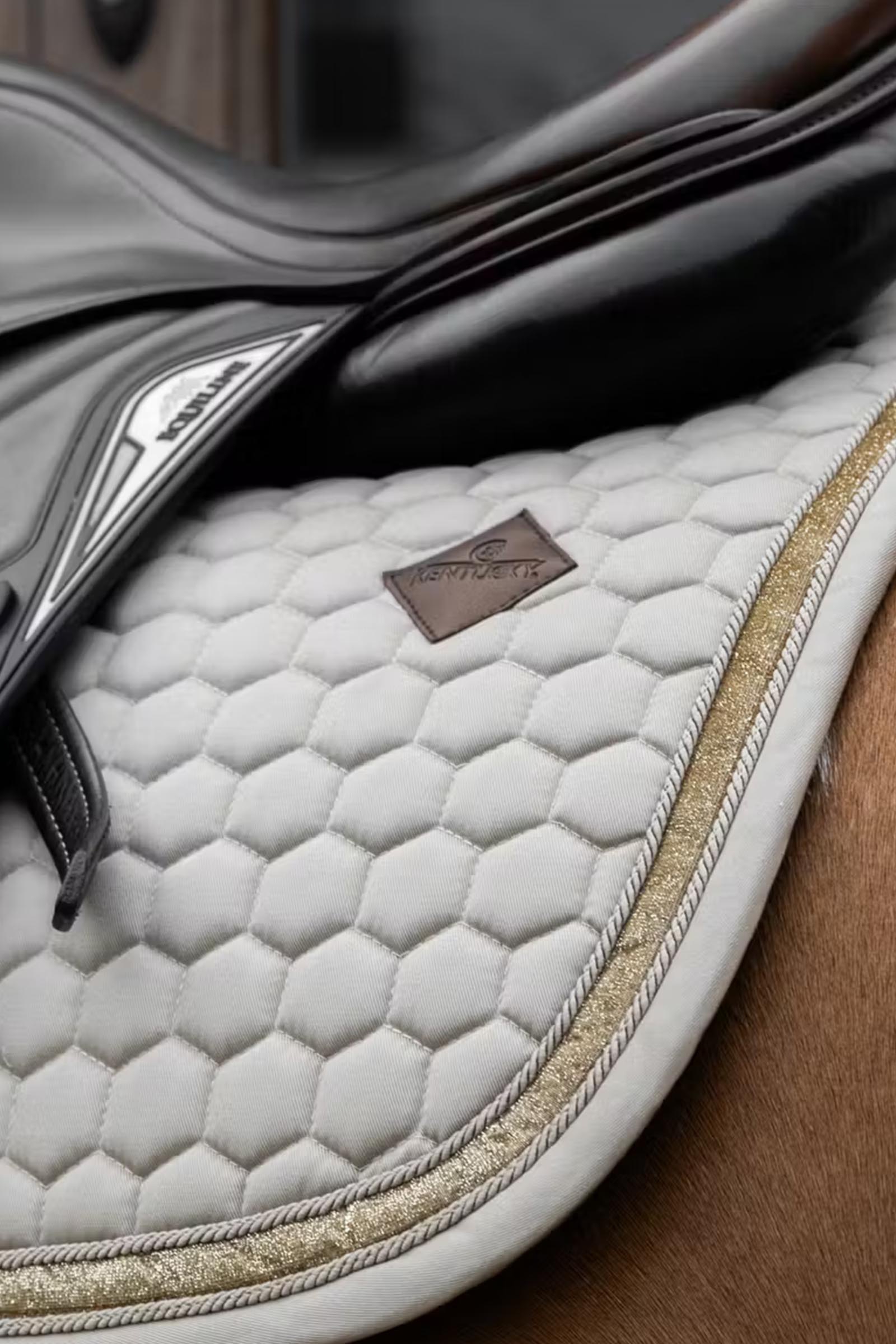 Kentucky Horsewear mantilla de salto con borde glitter  