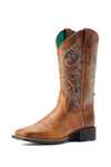 Ariat Round Up Back Zip Botas western para mujer con cremallera trasera