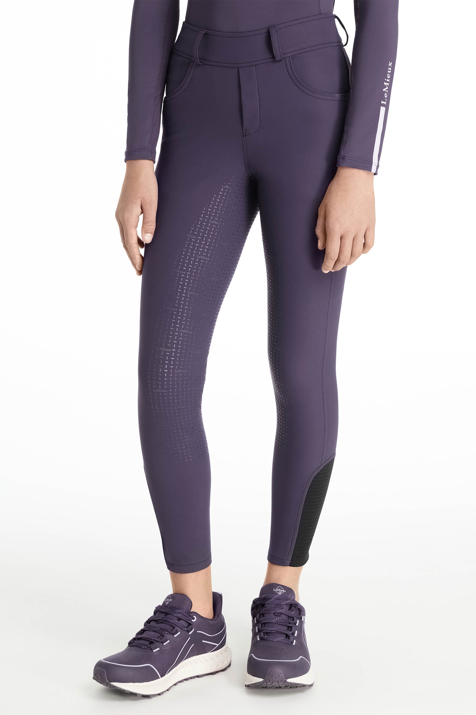 LeMieux Young Rider Ella breggings infantiles con interior afelpado y asiento completo