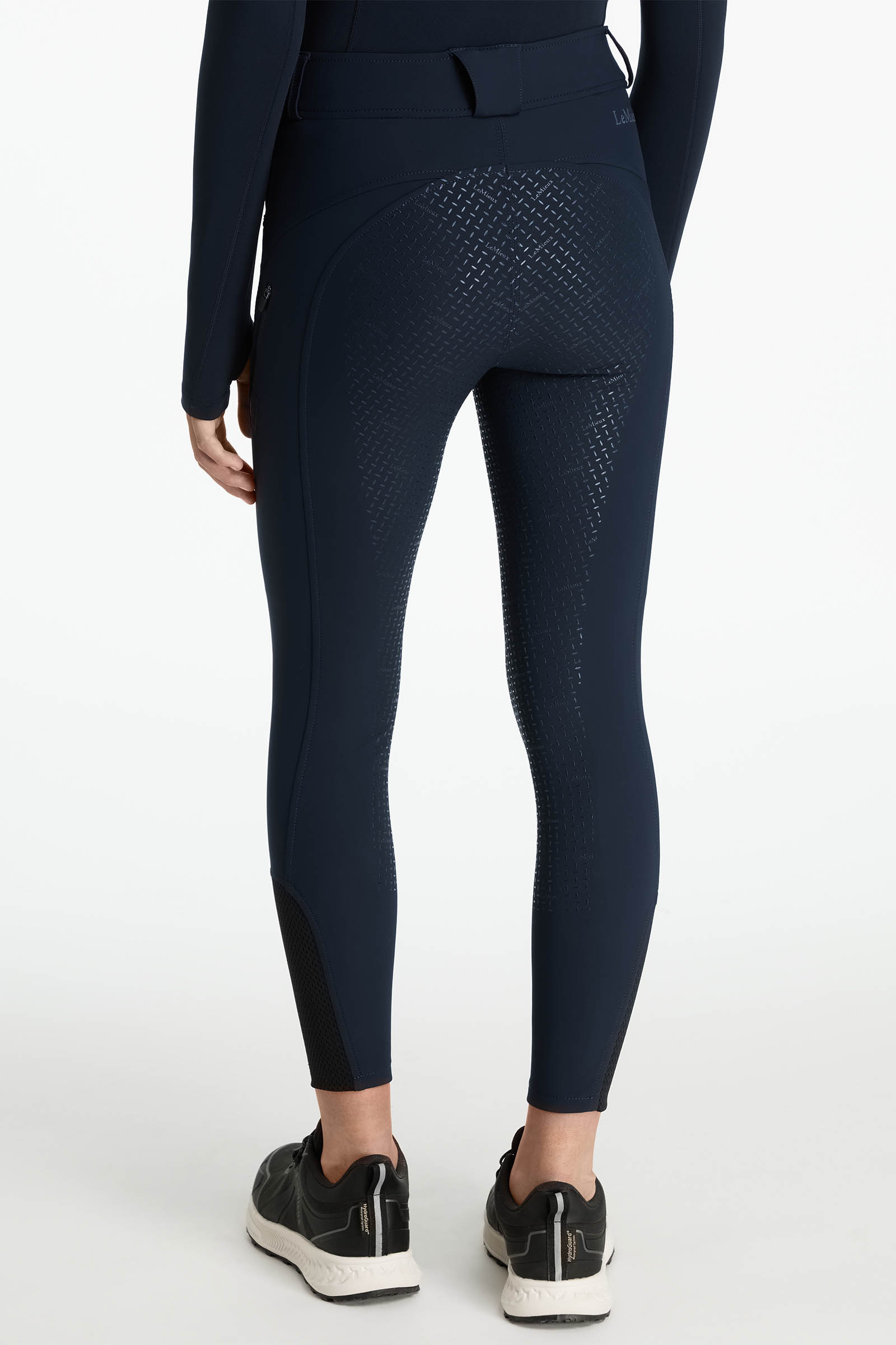 Navy LeMieux Young Rider Ella breggings infantiles con interior afelpado y asiento completo