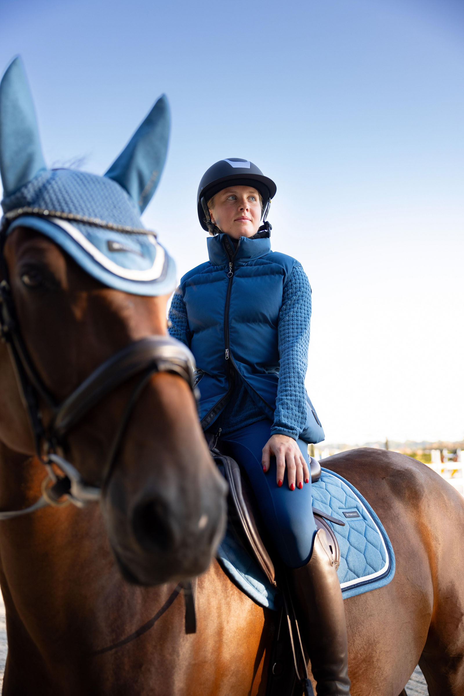 Horze Oona Chaleco acolchado para montar 