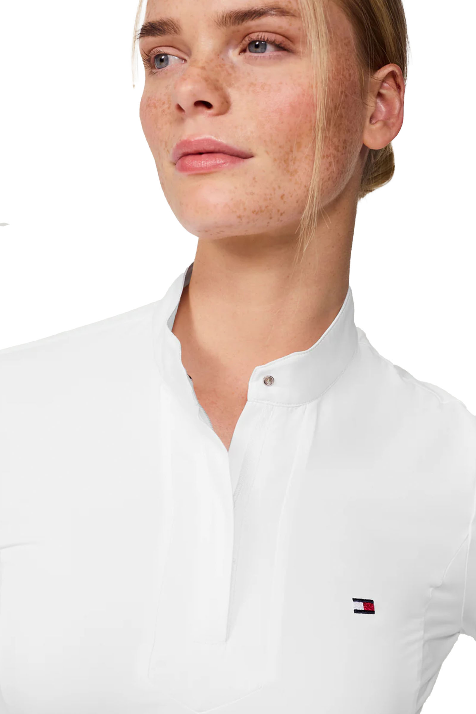 Tommy Hilfiger Equestrian Avon camisa de concurso de manga larga