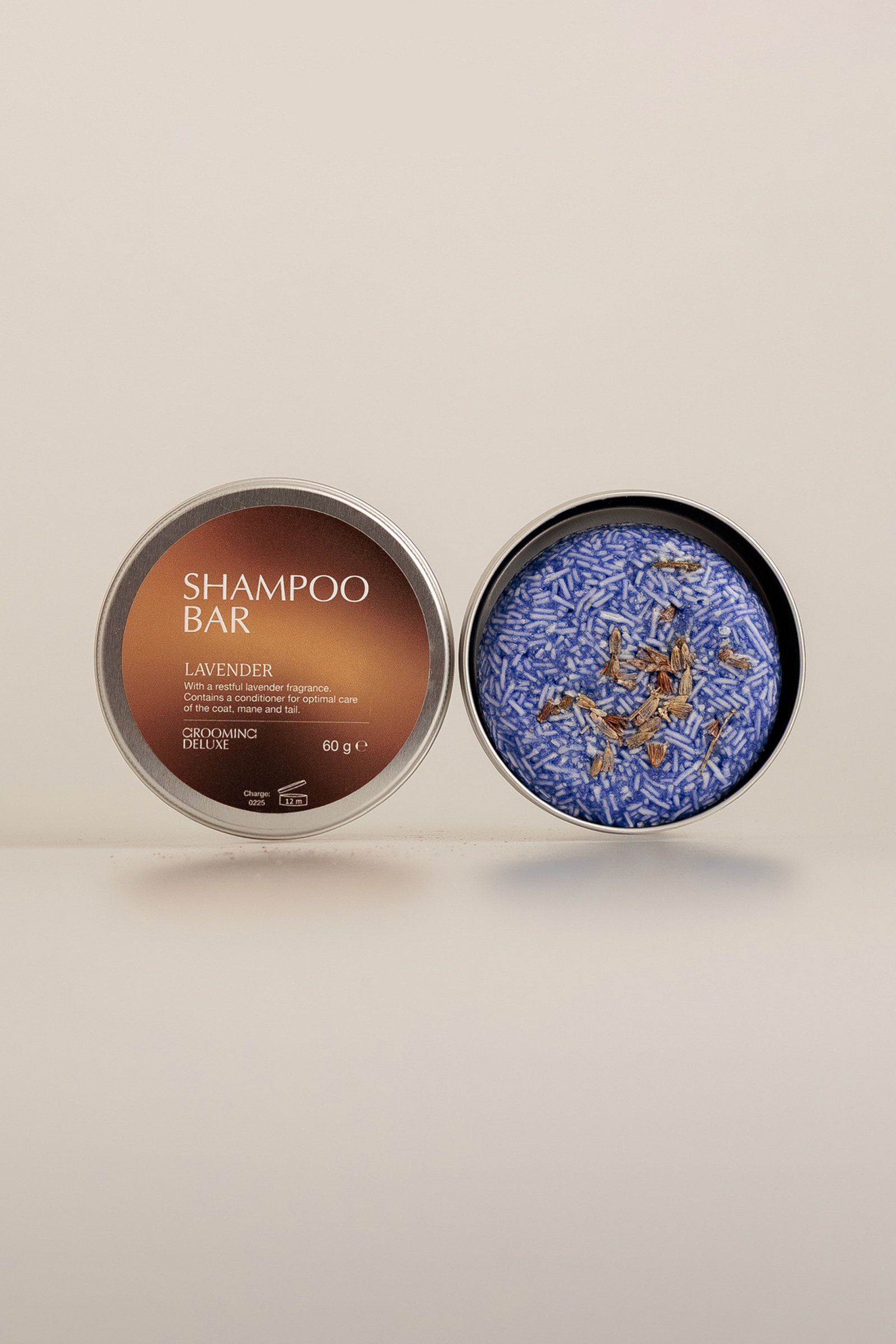 Grooming Deluxe Champ&uacute; s&oacute;lido lavanda, 60 g