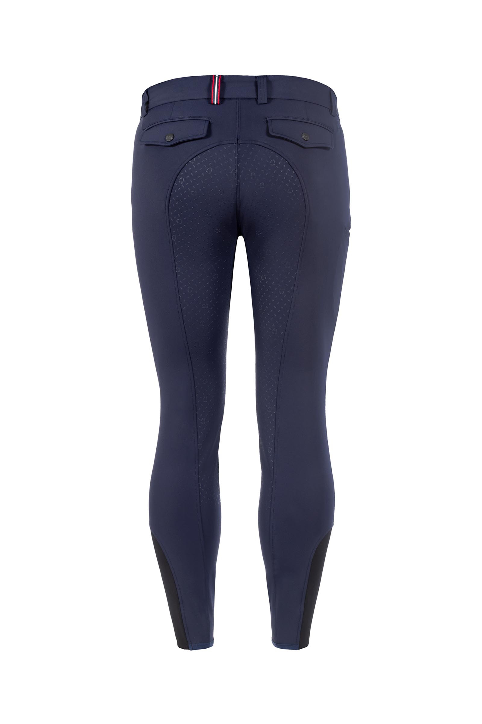 Dark Blue Cavallo Caingrip Mobile Pantalones de equitaci&oacute;n para hombre con agarre completo de silicona