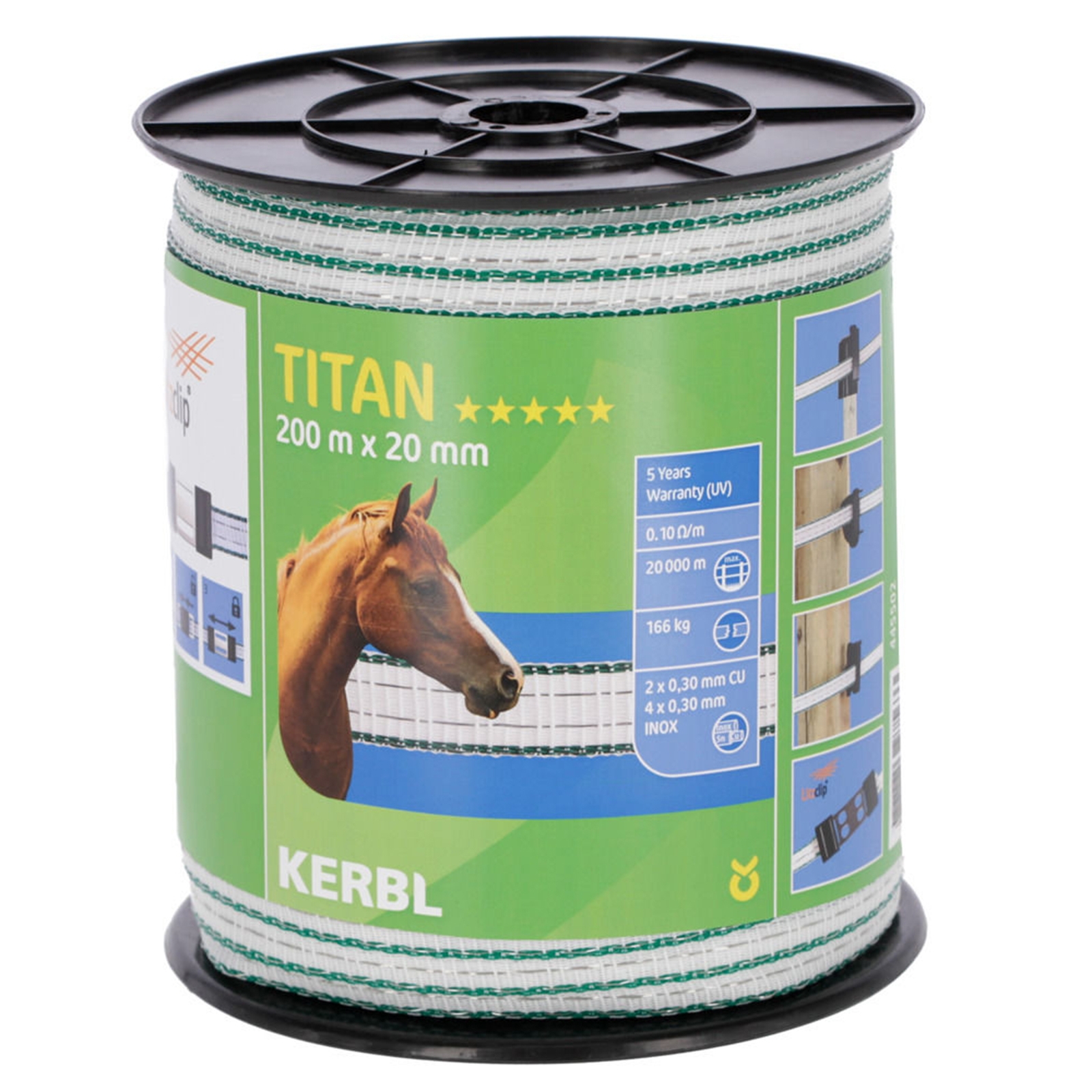 Kerbl Farm Patrol Titan Cinta para esgrima 20 mm