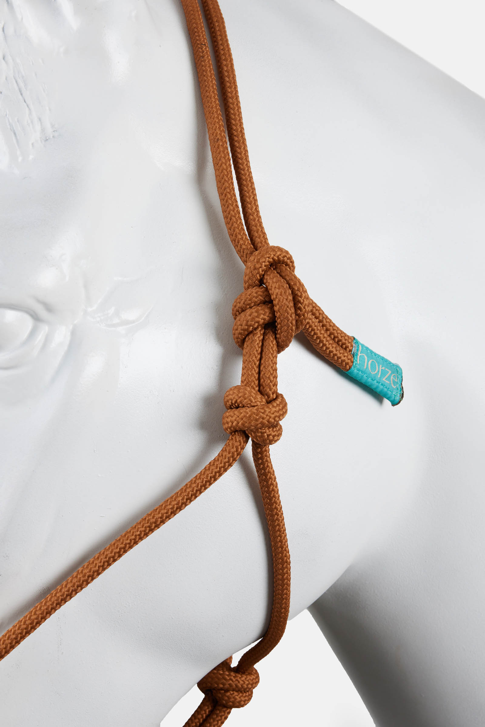 Horze cabezada de cuerda con abalorios decorativos