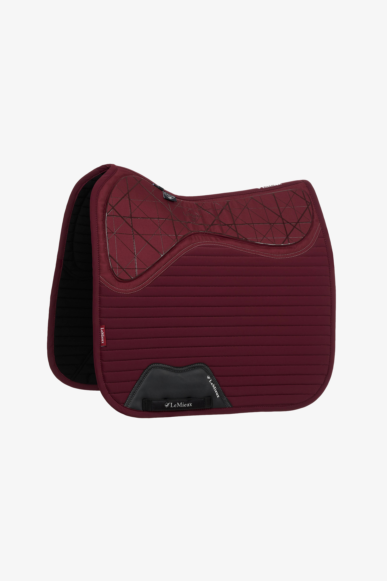 Burgundy LeMieux Soft Shell Antideslizante para Montura de Doma