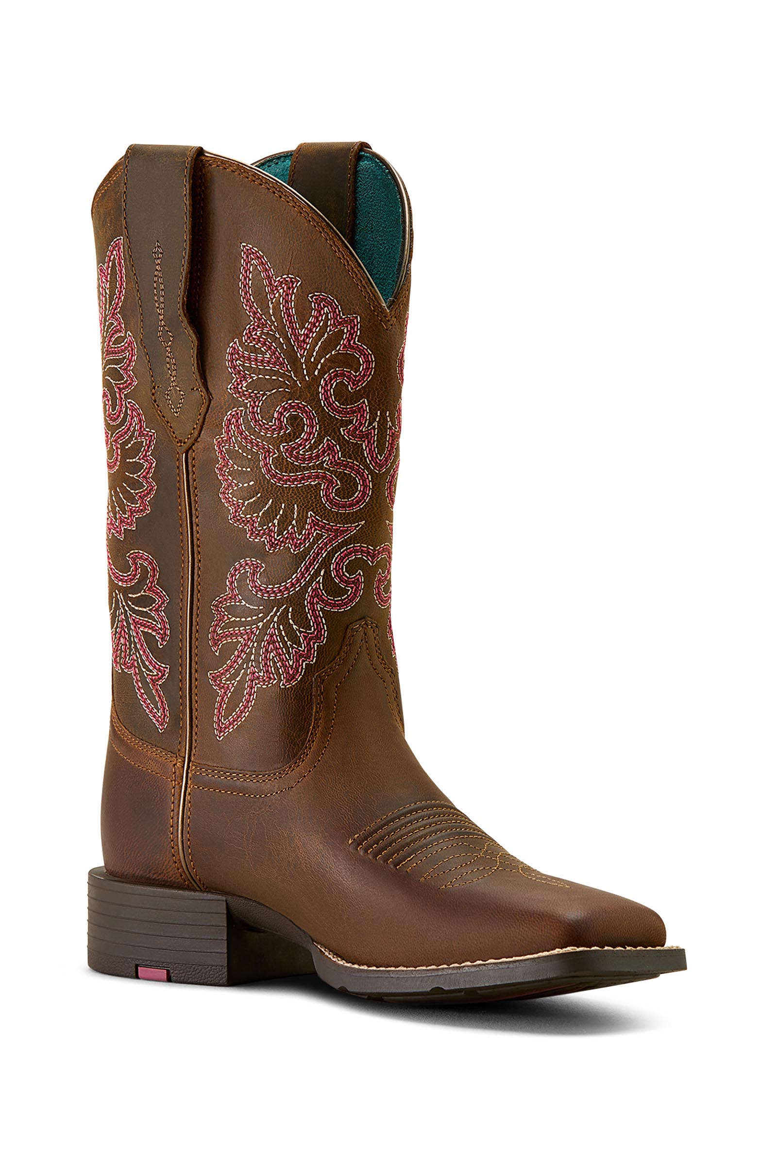 Ariat Round Up Wide Square Toe botas western para mujer