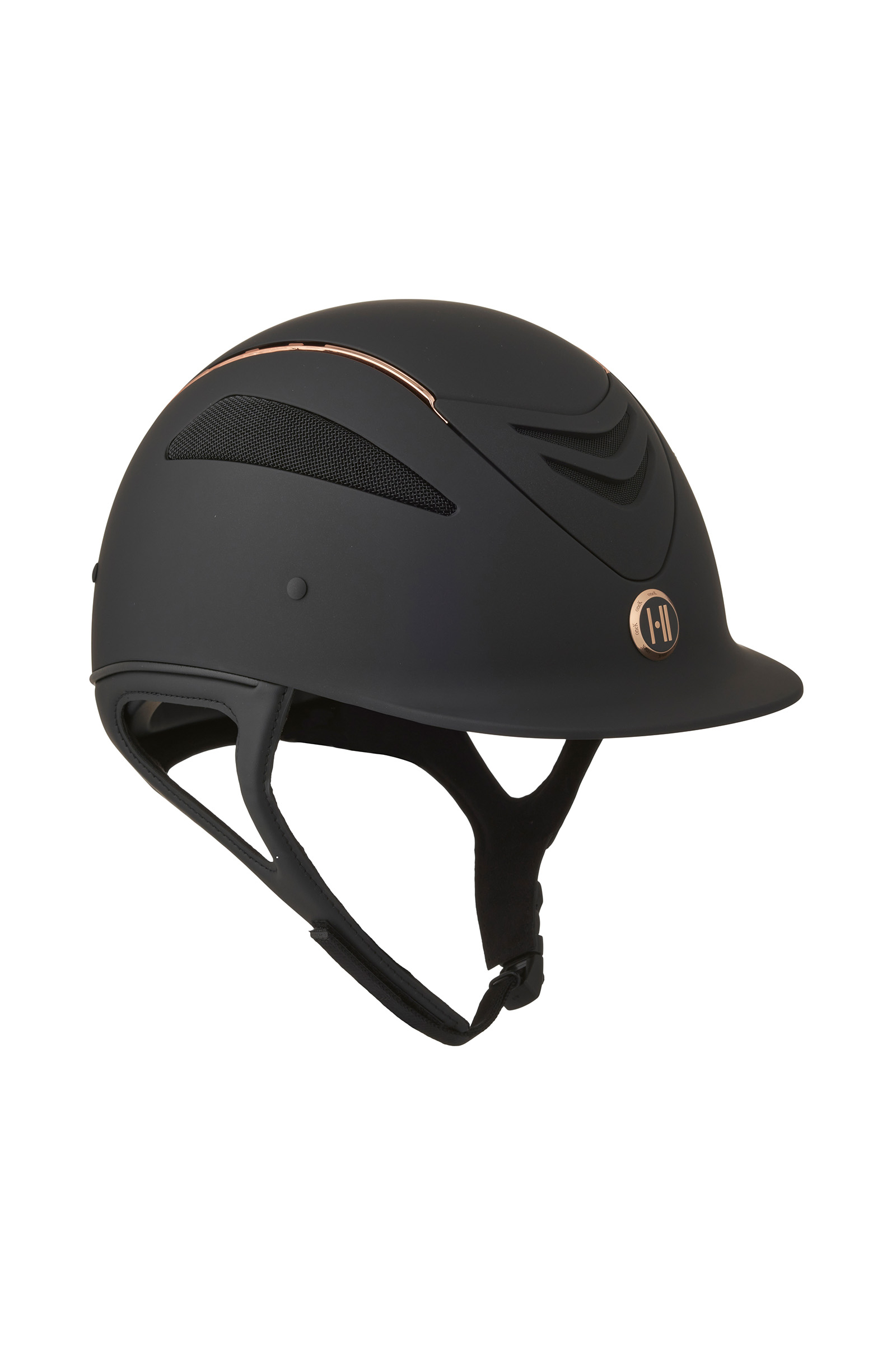 Casco de Equitación Pro Mate Ribete Rosa Oro OneK Defender