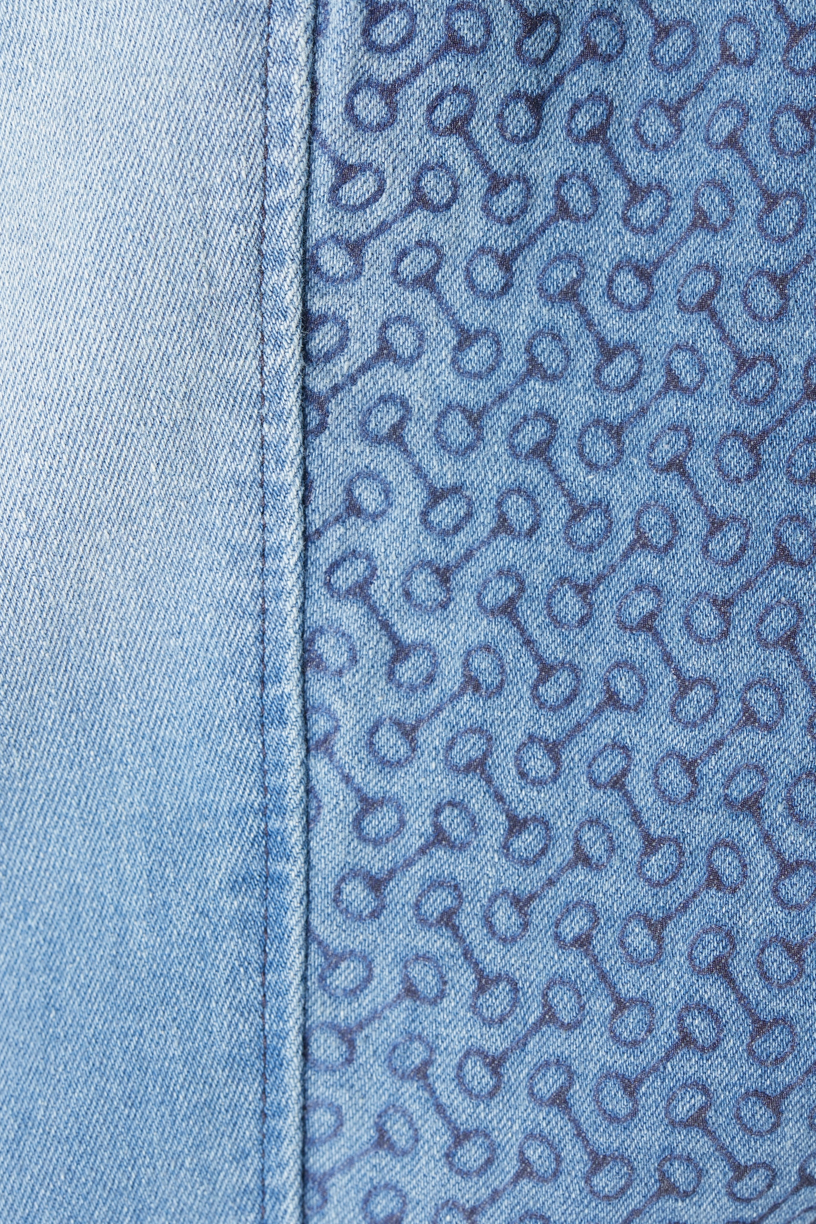 Pantalones de Montar Vaqueros con Cintura Alta de Asiento Completo de Silicona para Mujer Horze Kaia