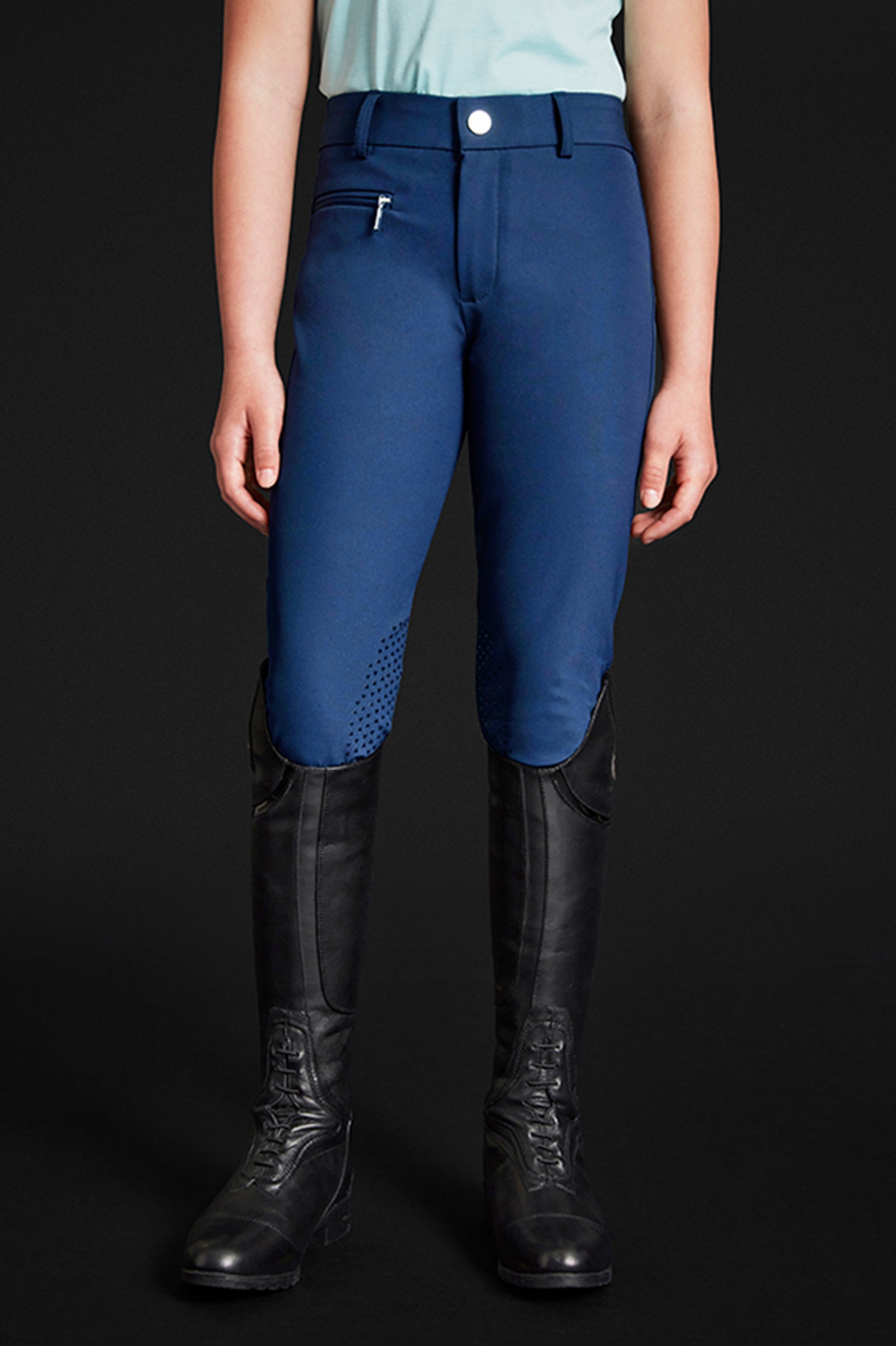 Pantalones de Montar con Refuerzo de Rodilla para Niños Mountain Horse Crown