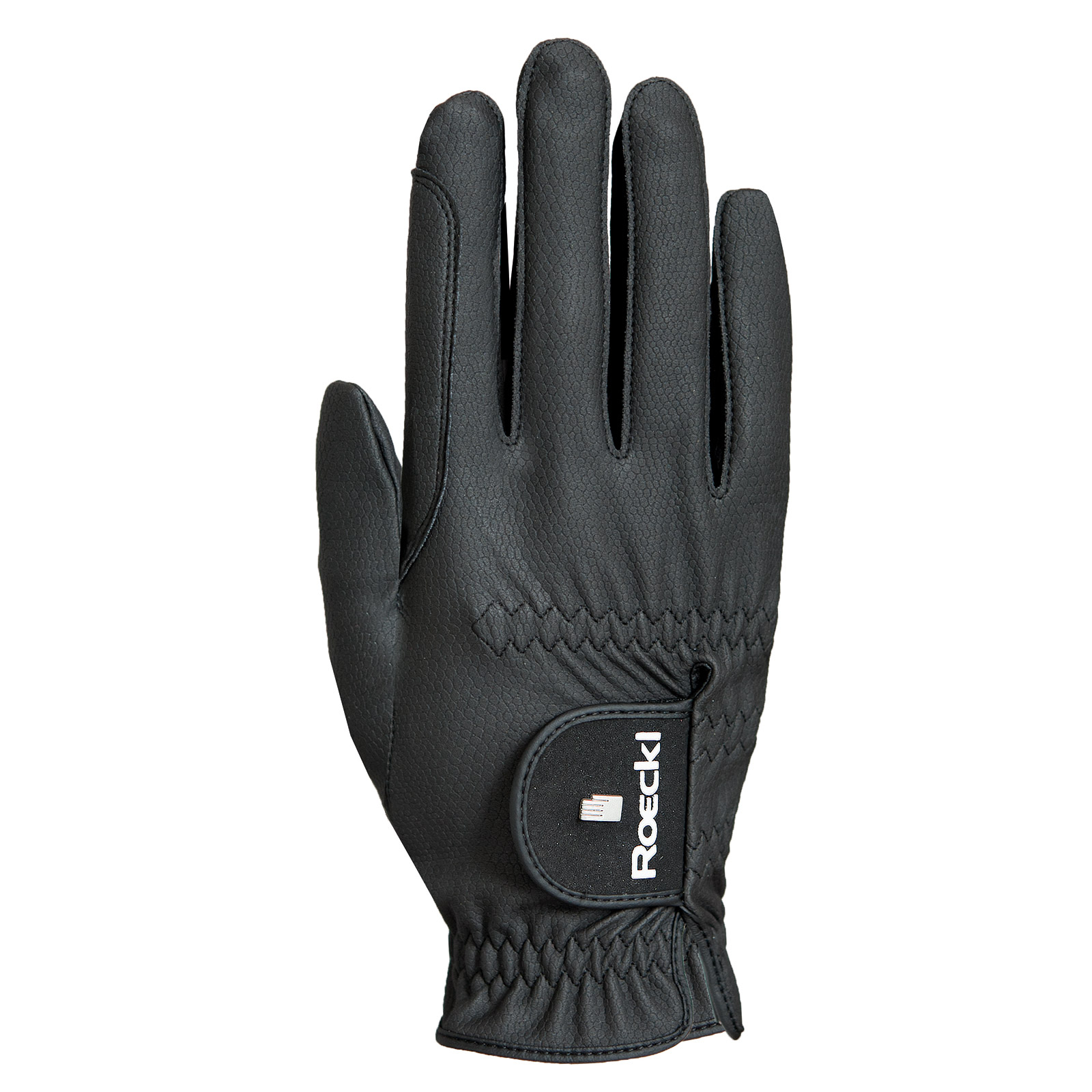 Black Roeckl Roeck-Grip Pro guantes de equitaci&oacute;n