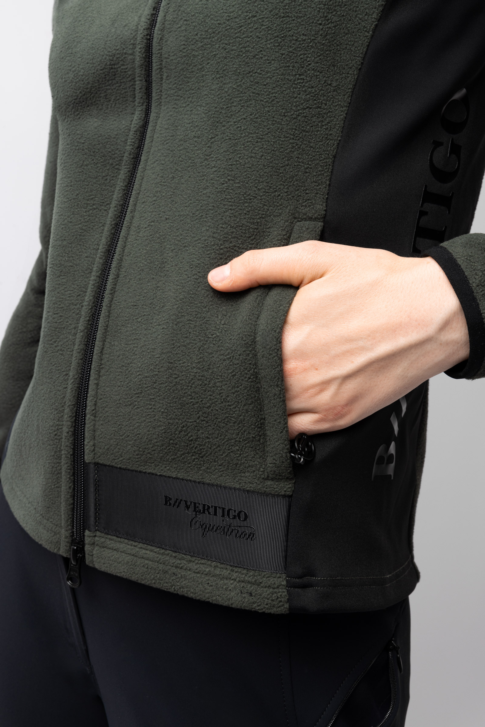 Chaqueta de Equitaci&oacute;n Polar El&aacute;stica para Mujer B Vertigo Cleo