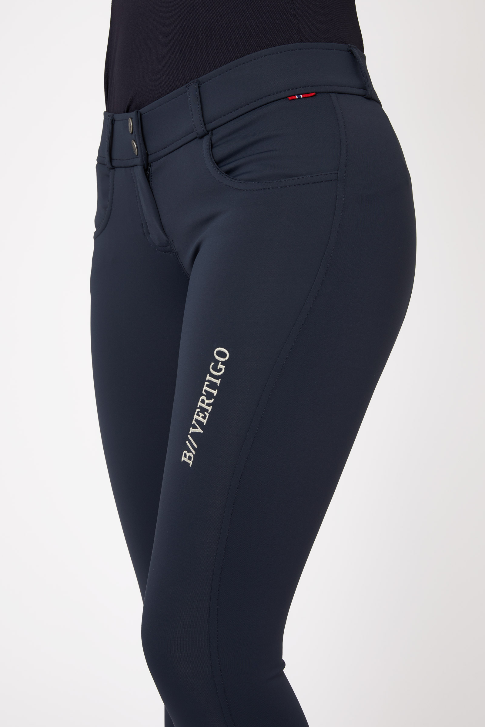 Pantalones de Montar con AsientoCompleto de Silicona para Mujer B Vertigo Meghan