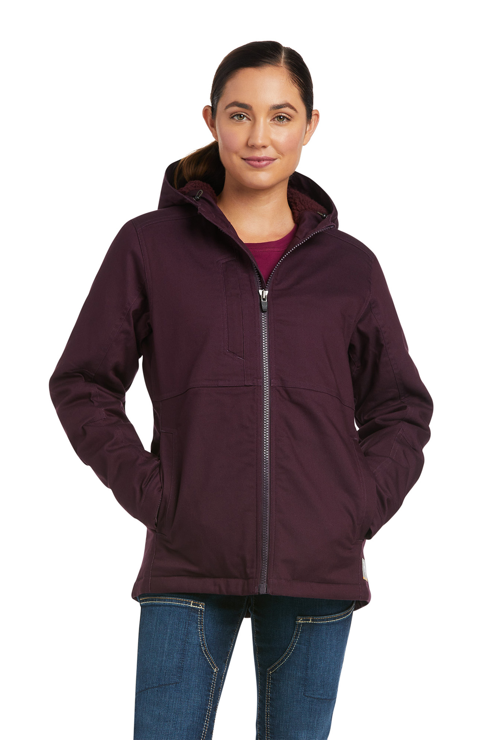 Plum Perfect  Ariat Rebar DuraCanvas Insulated Chaqueta t&eacute;rmica para mujer