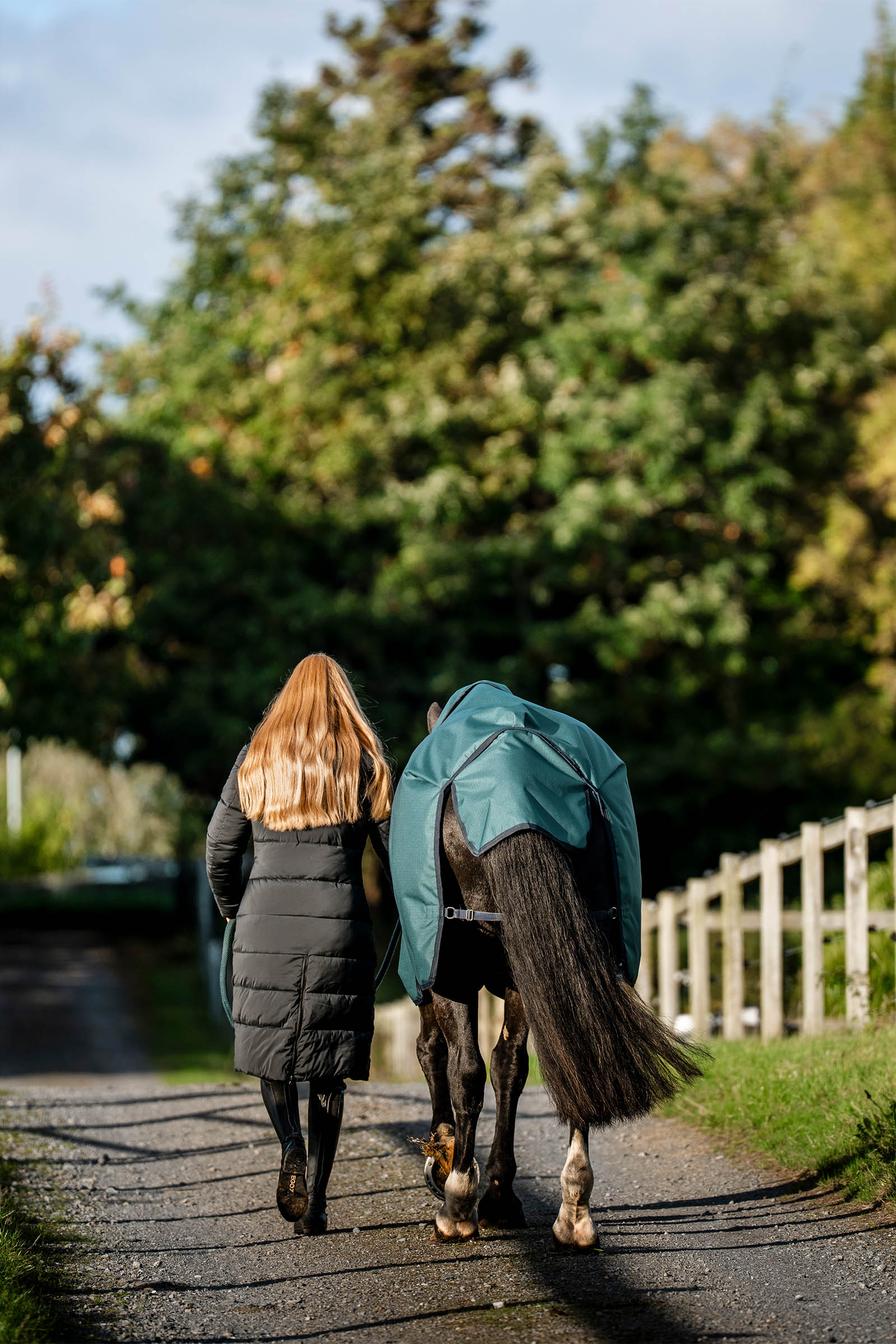 Horseware Verve abrigo acolchado largo para mujer
