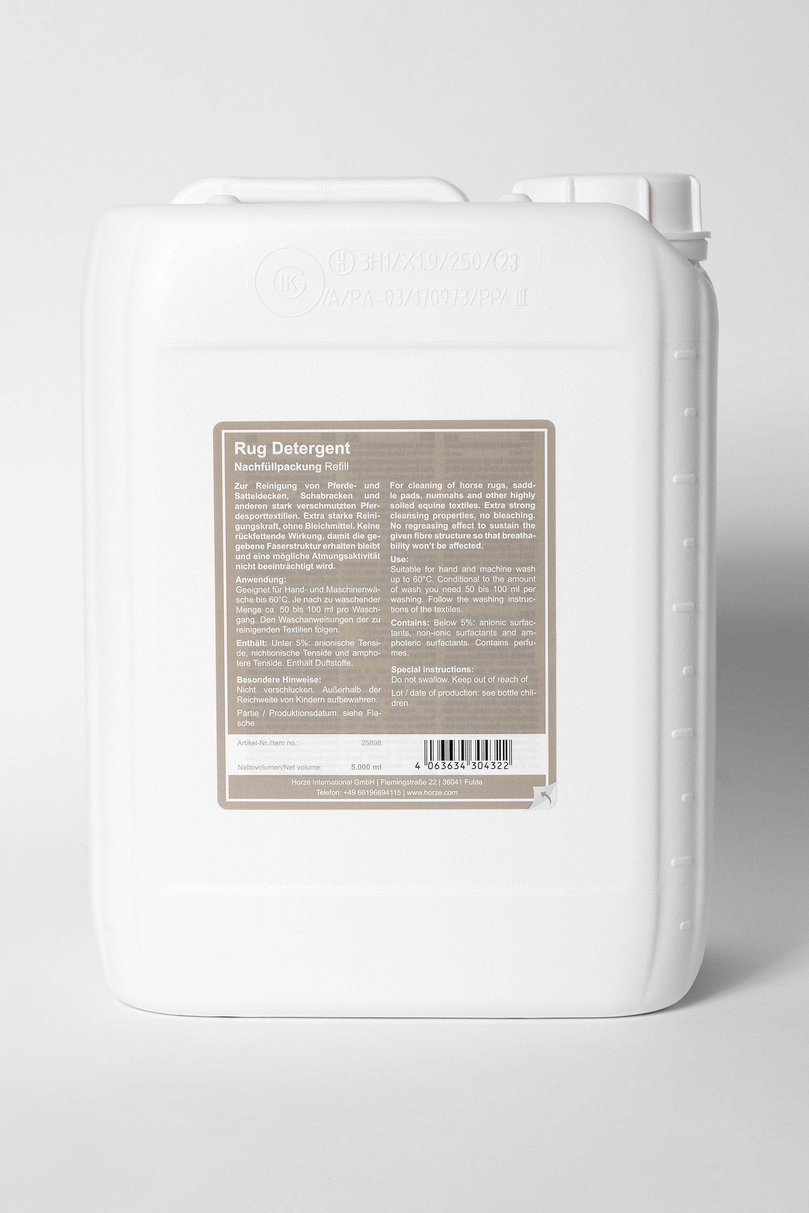 Detergente para Mantas Horze, 5l