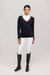Tommy Hilfiger Equestrian Indiana suéter con cuello en V para mujer