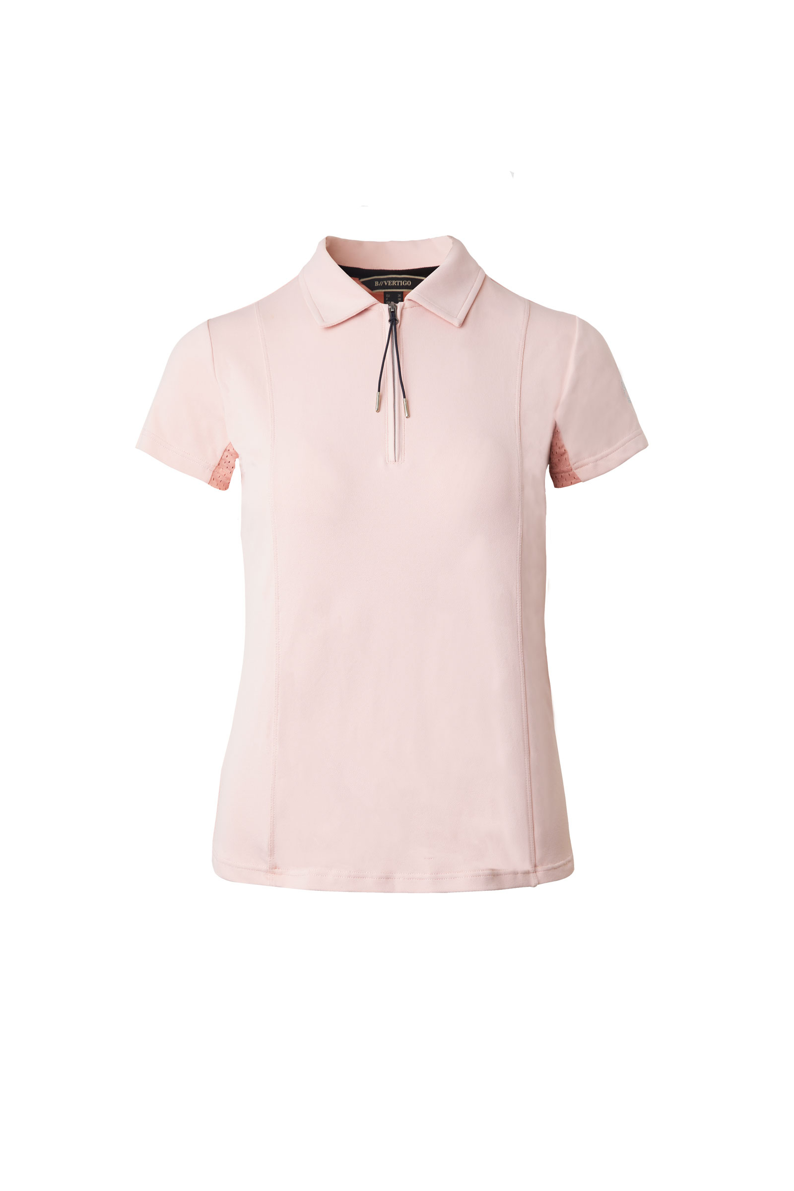 Silver Pink Camisa Polo de Manga Corta para Mujer B Vertigo Claudine