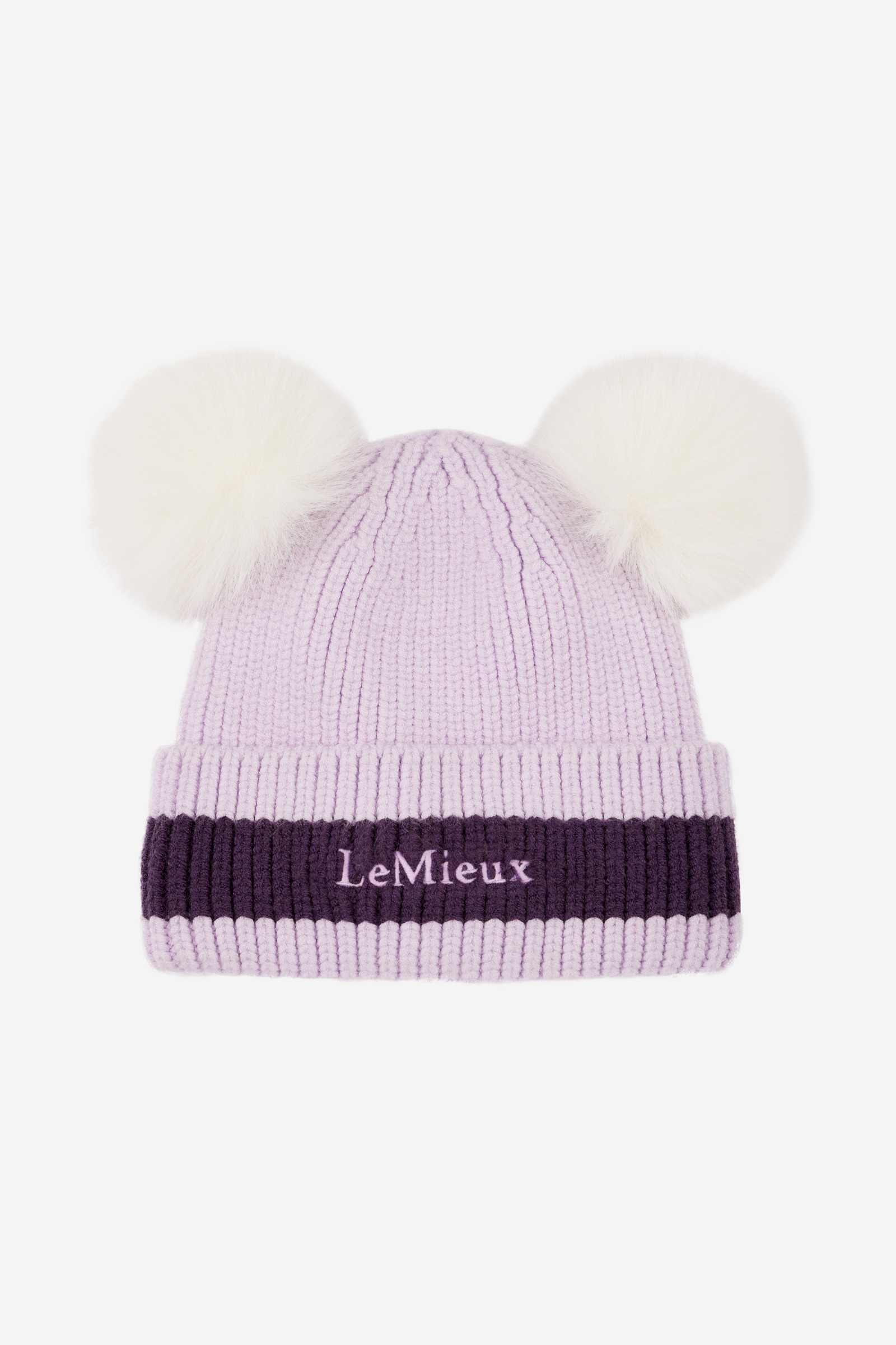 LeMieux Mini Double Pom gorro infantil con dos pompones