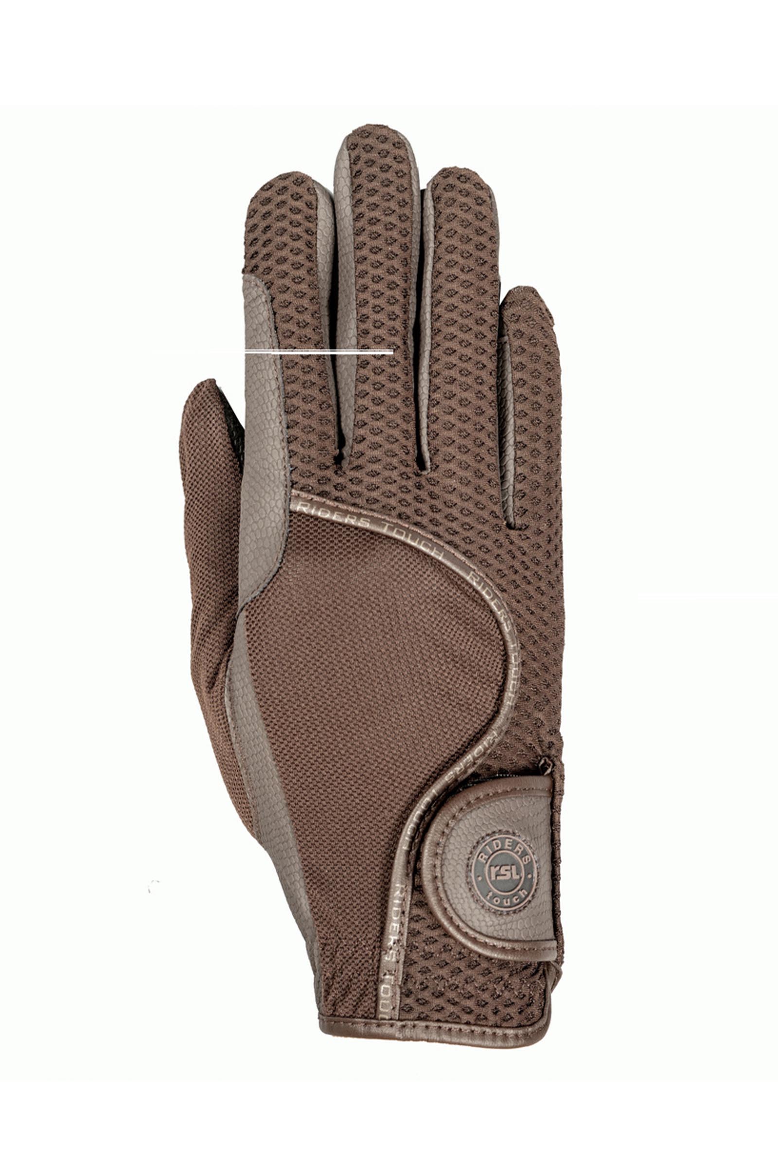 Brown/Brown RSL London guantes de equitaci&oacute;n