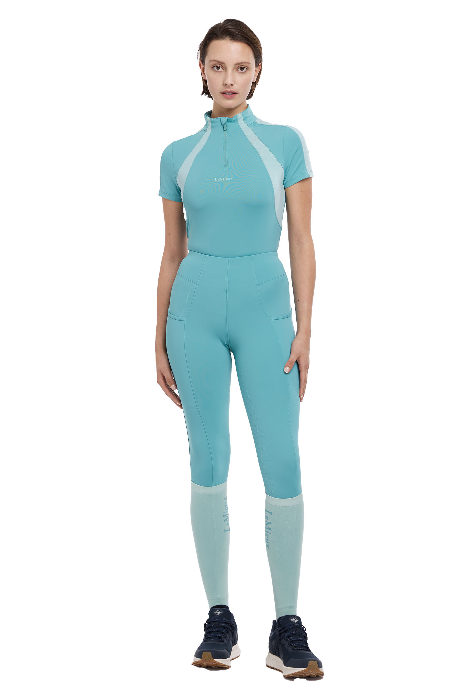 LeMieux Maria Mesh capa base de manga corta