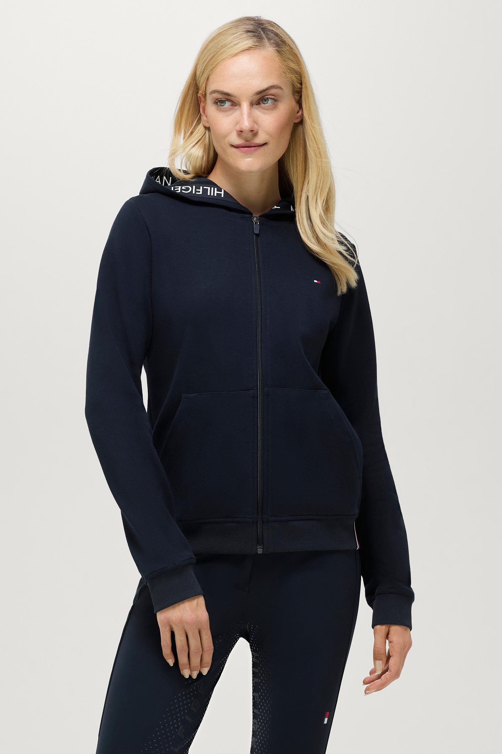 Tommy Hilfiger Equestrian Beverly sudadera con capucha y cremallera para mujer