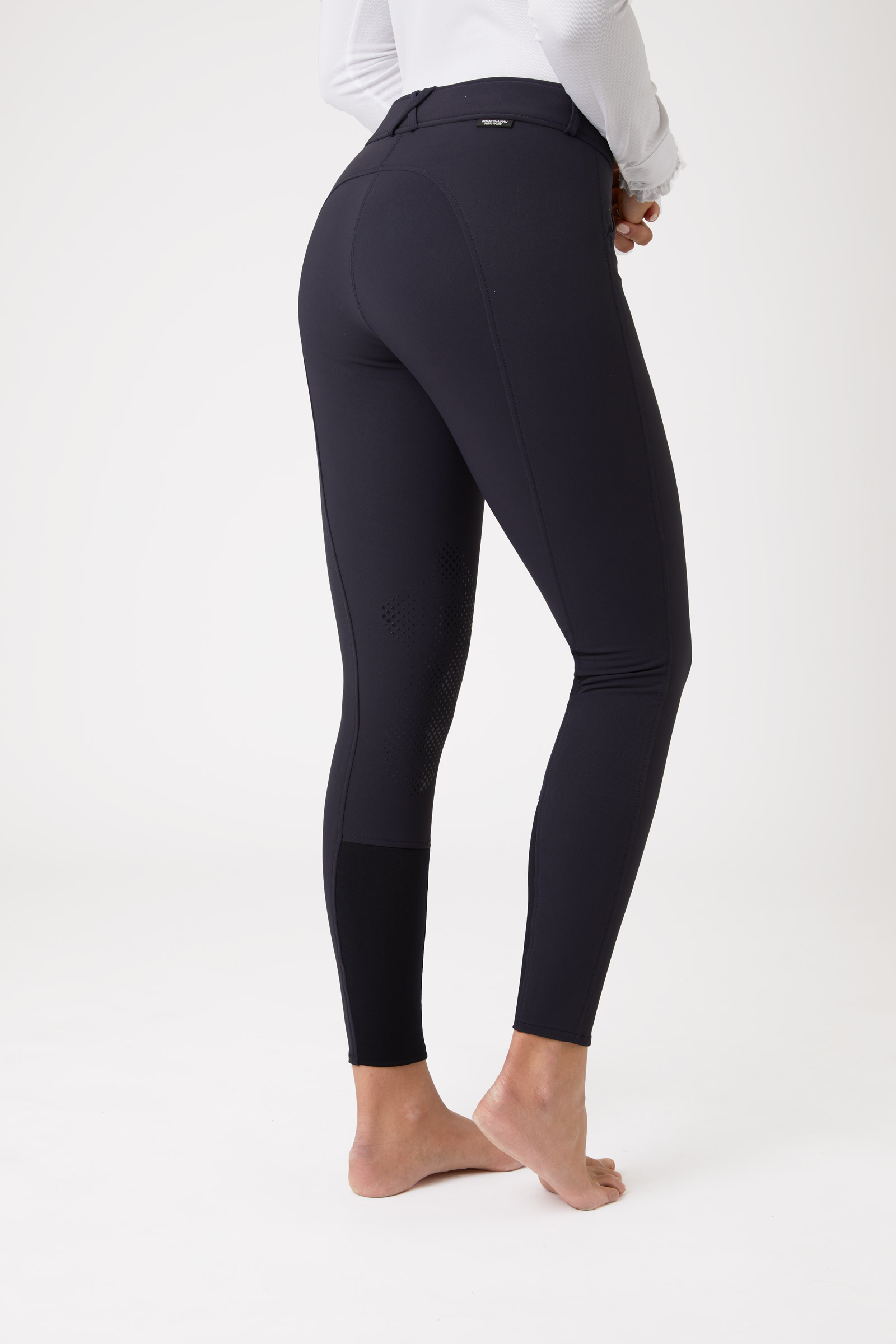 Horze Grand Prix pantalones de equitaci&oacute;n para mujer con refuerzo de rodilla de silicona