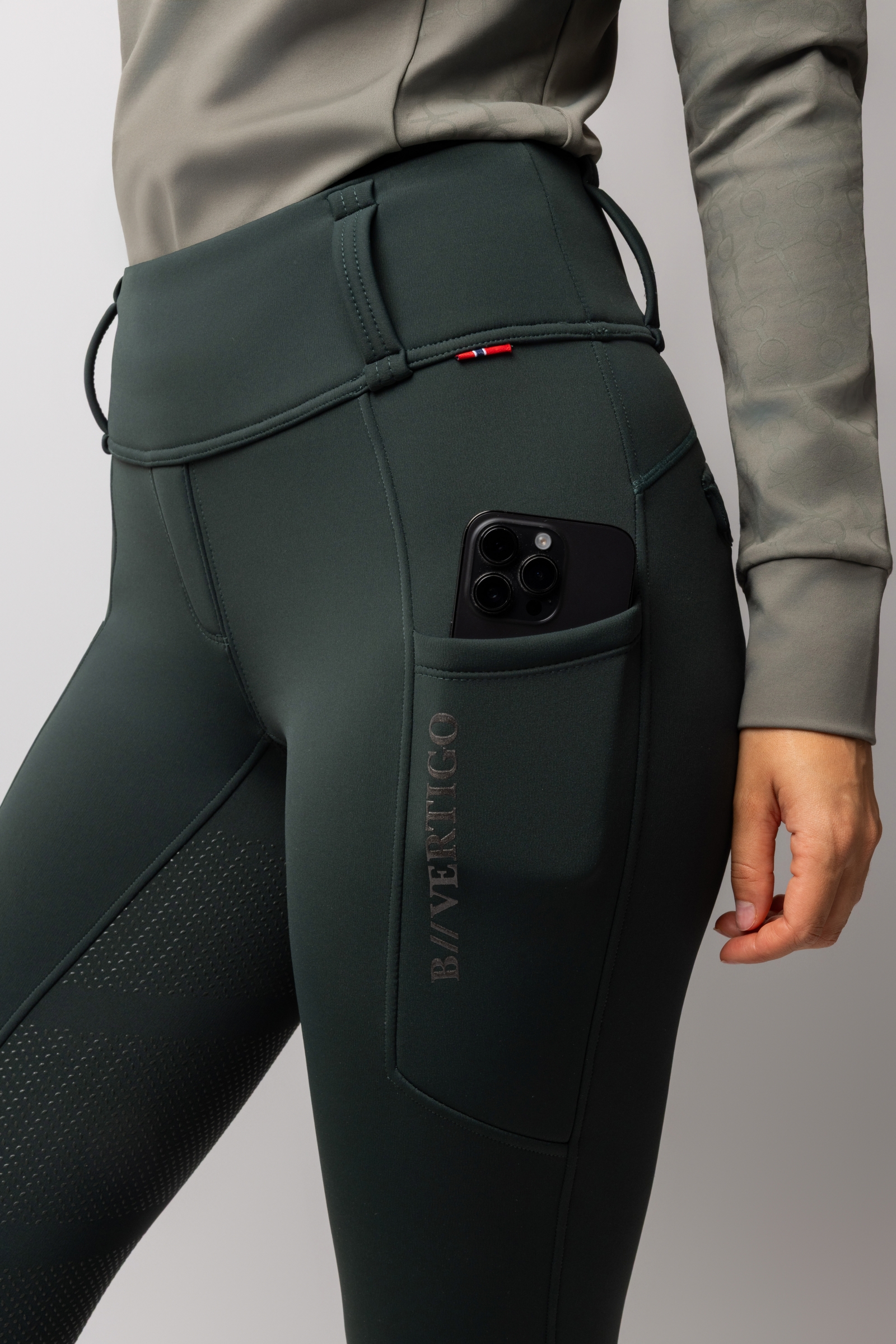 B Vertigo Chiara pantalones equitaci&oacute;n compresi&oacute;n thermo mujer full grip