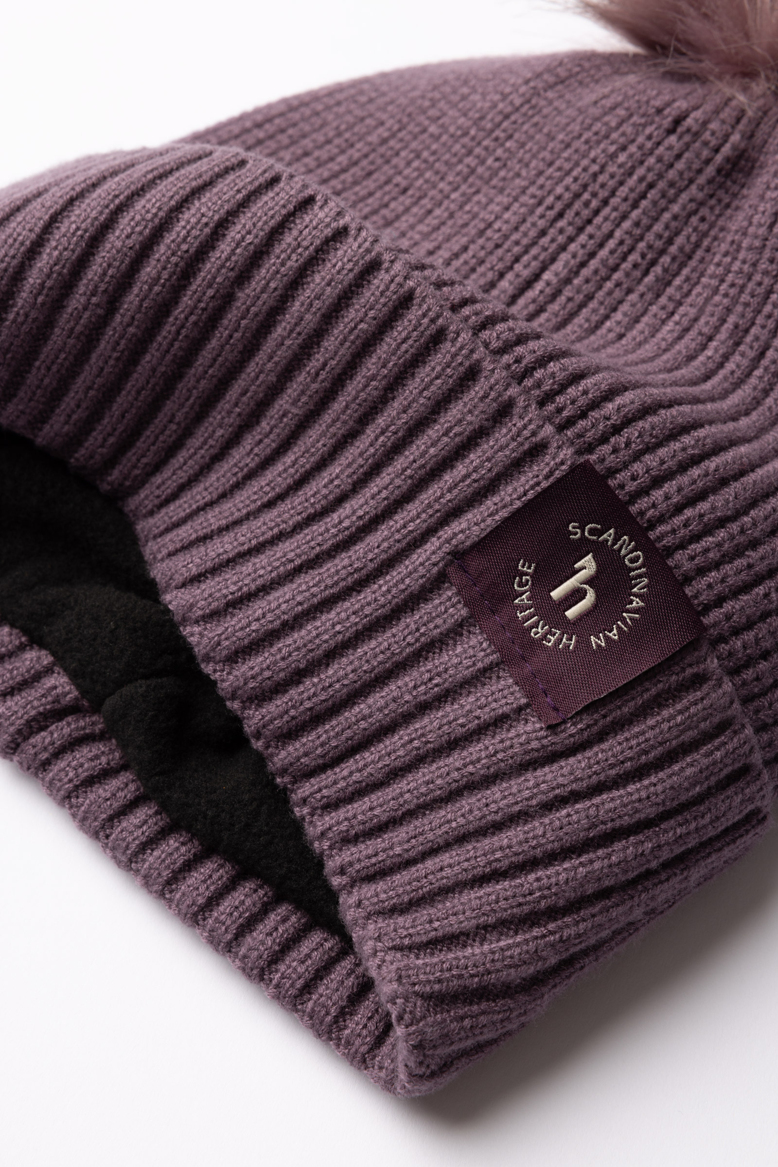 Horze Noa Gorro de punto para niños con pompón extraíble