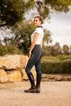 B Vertigo pantalones de equitaci&oacute;n para mujer Meghan de cintura alta con asiento completo UPF 50+